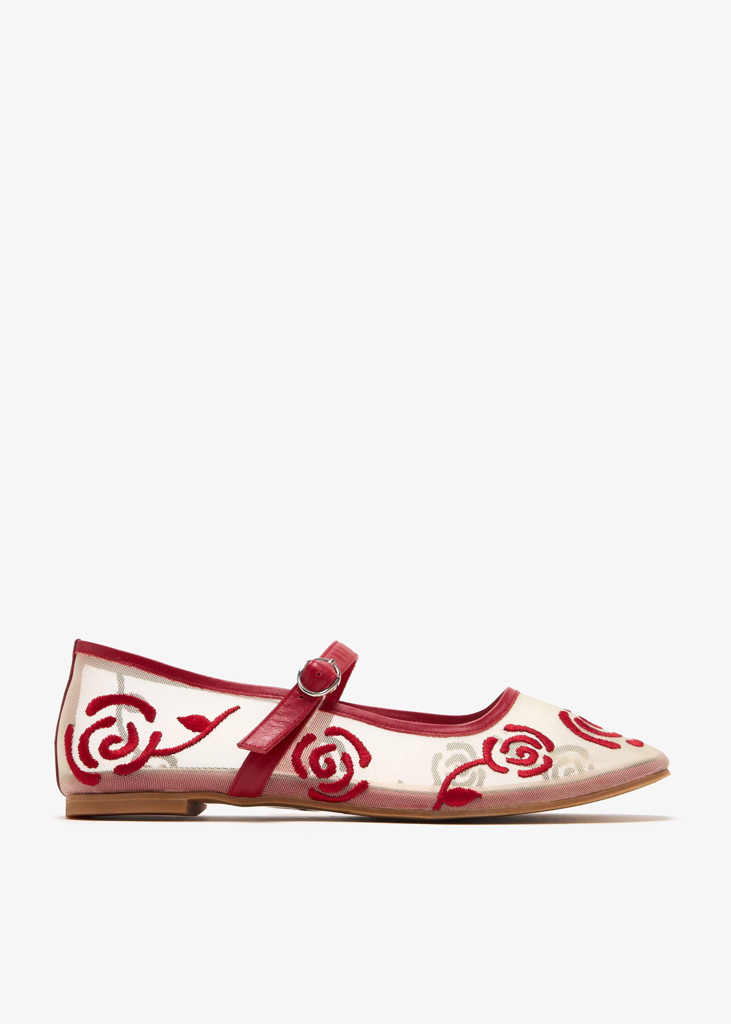

Scarlet ballet flats, Beige