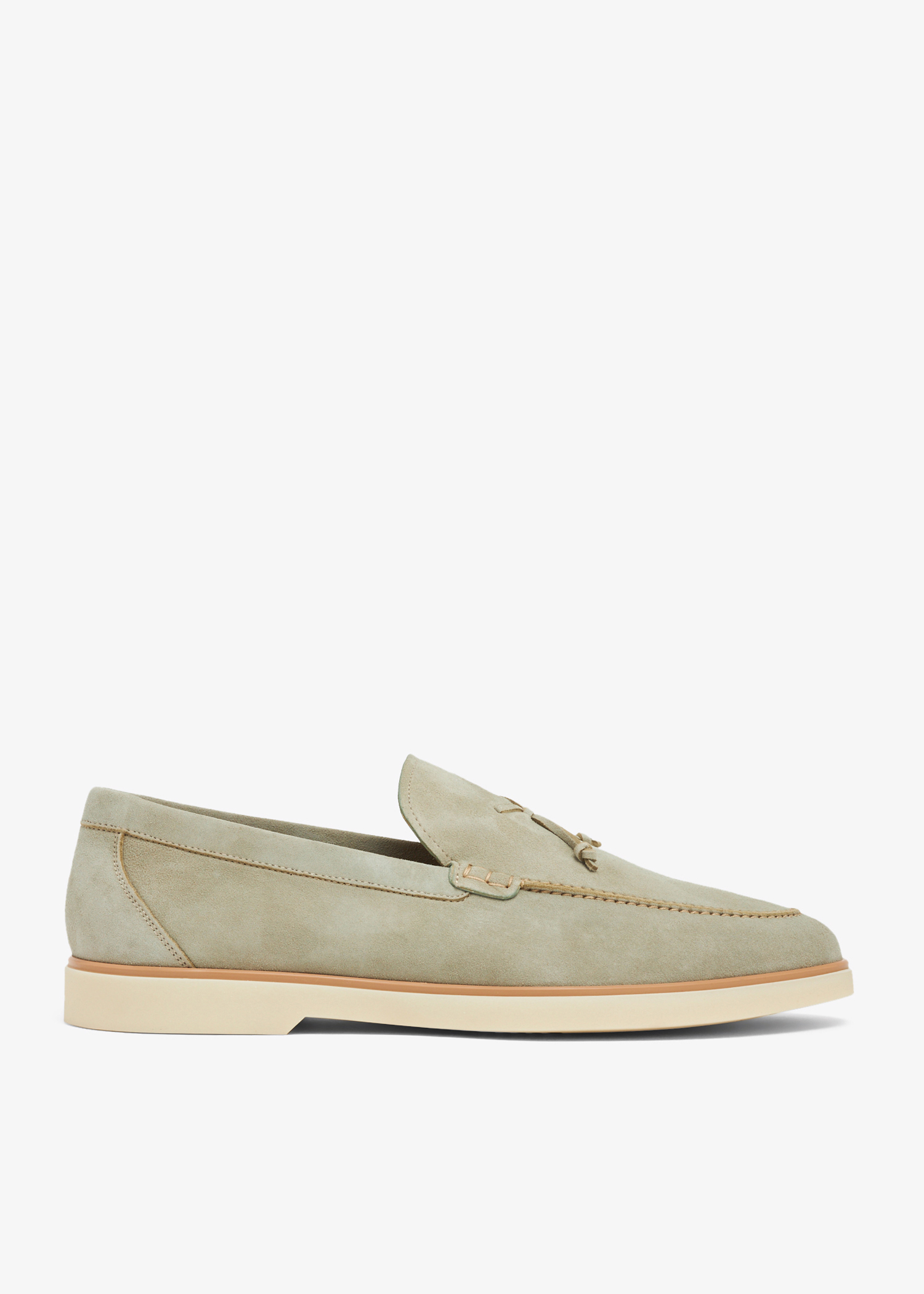 

Suede loafers, Green