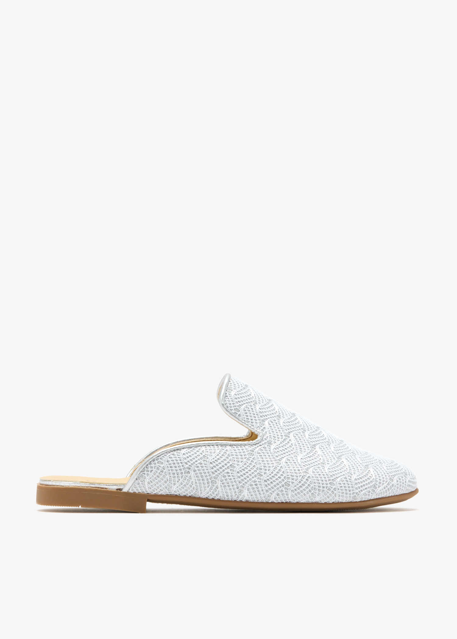 

Sparkly slippers, Silver