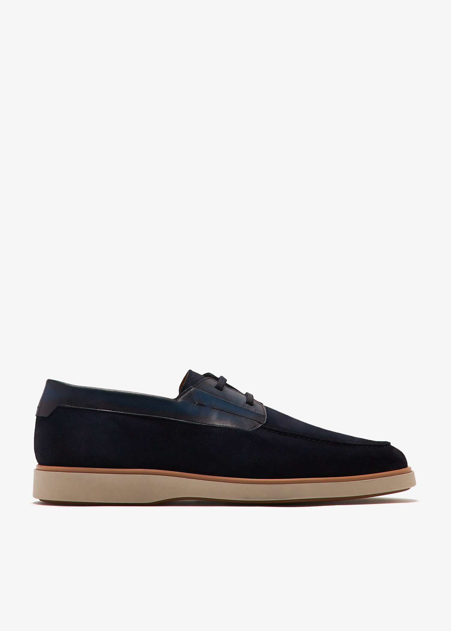 

Suede boat shoes, Navy