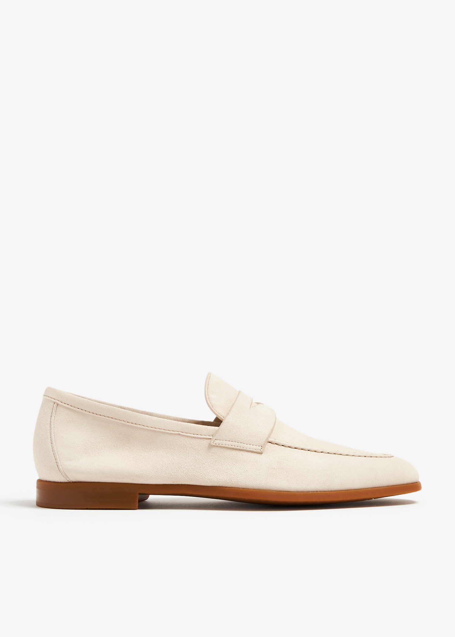 

Suede loafers, Beige