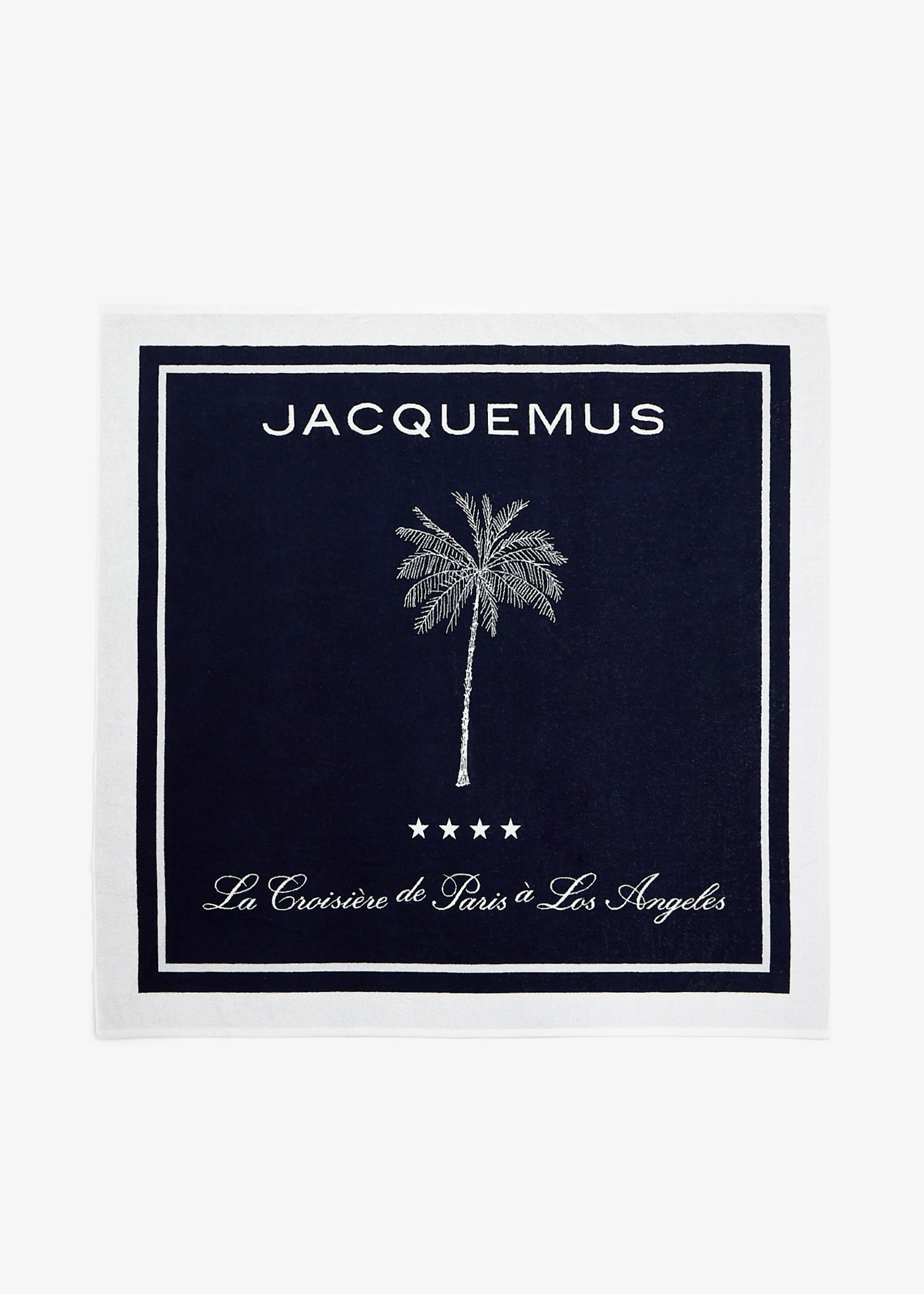 

La Croisière beach towel, Navy