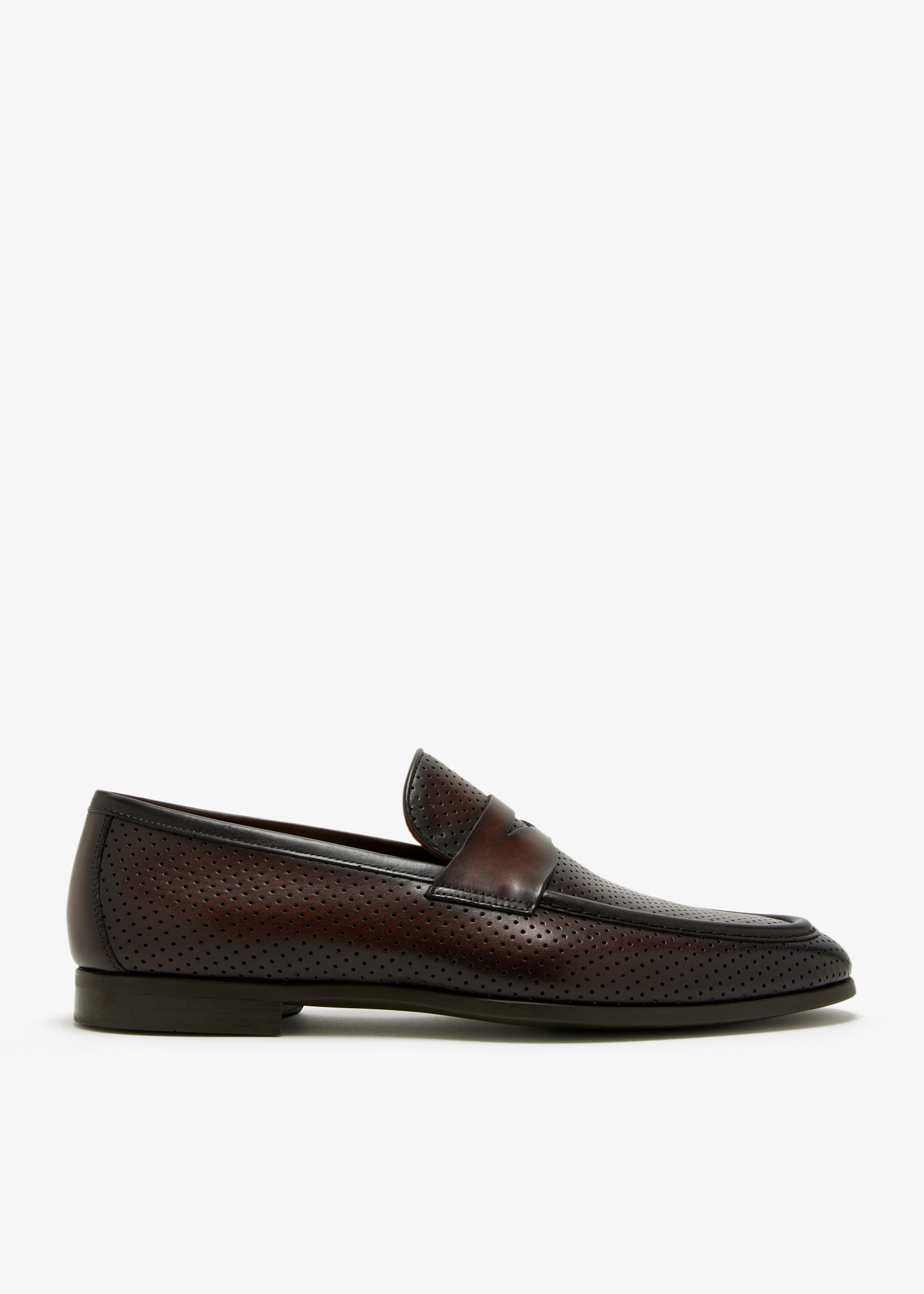 

Aston perforated loafers, Brown