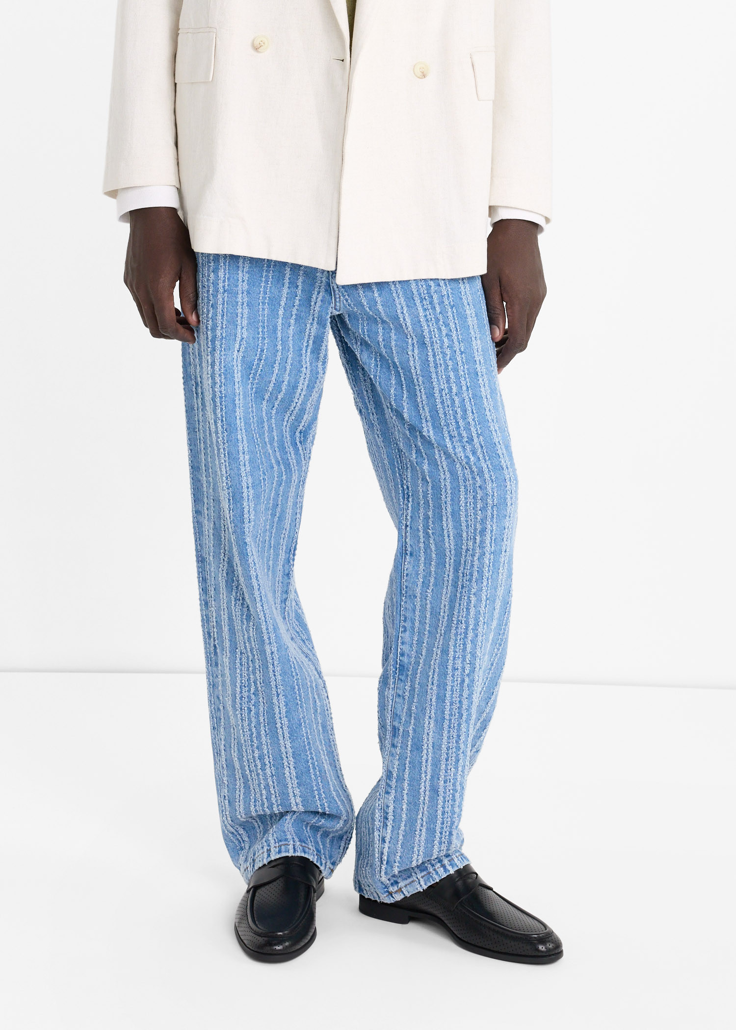 

Aston perforated loafers, Black