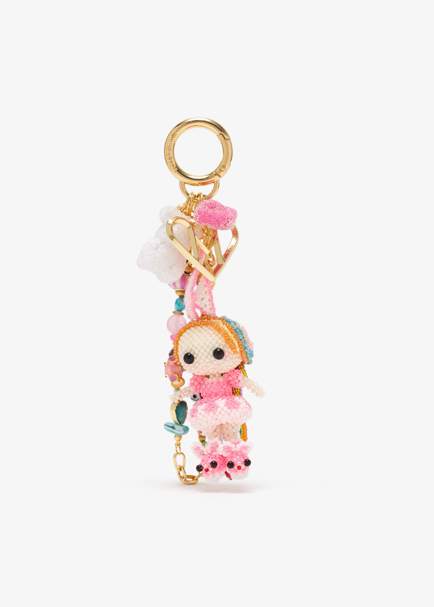 

Jewel Doll bag charm, Gold