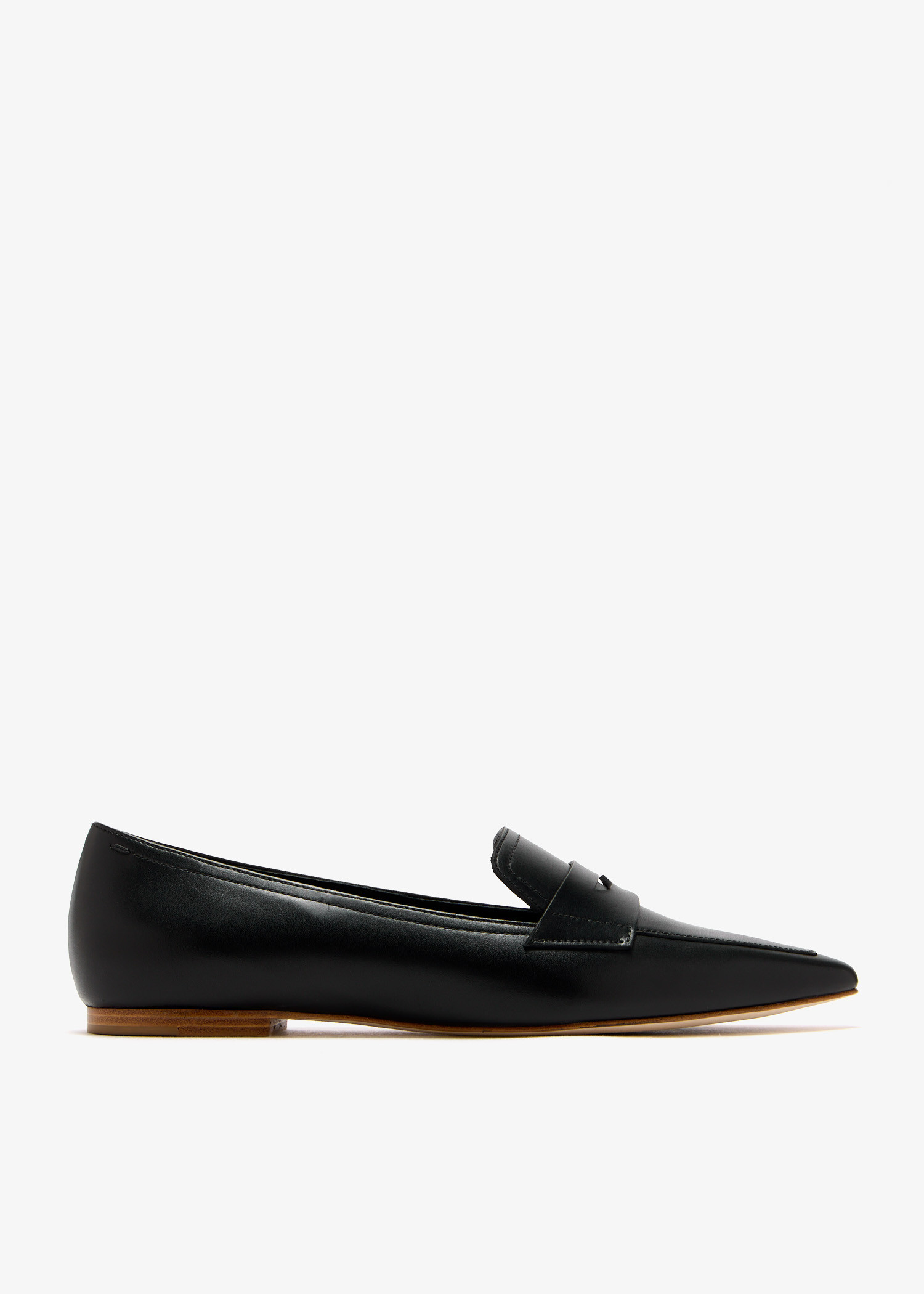 

Leather loafers, Black