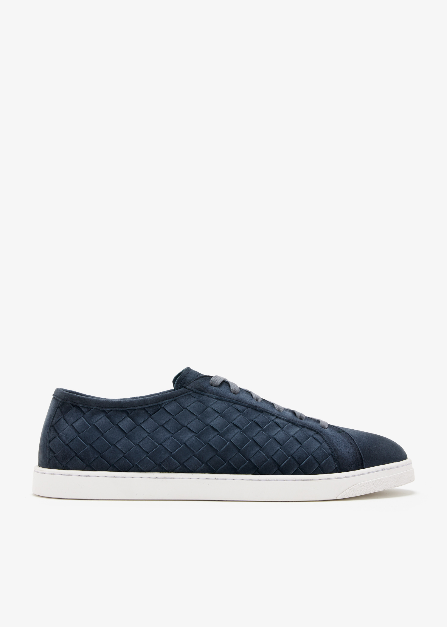 

Woven suede sneakers, Navy