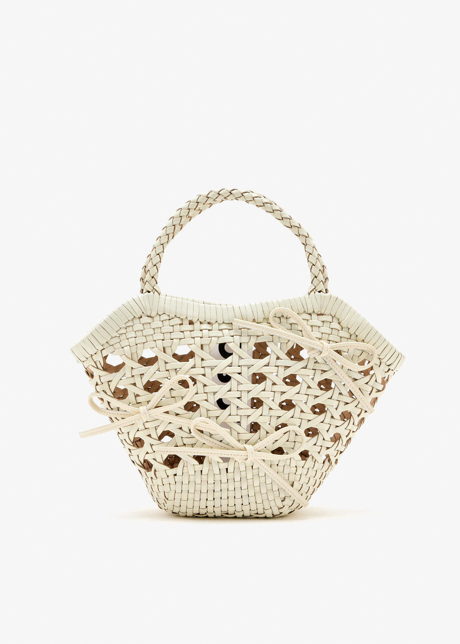 

Lip tote bag, White