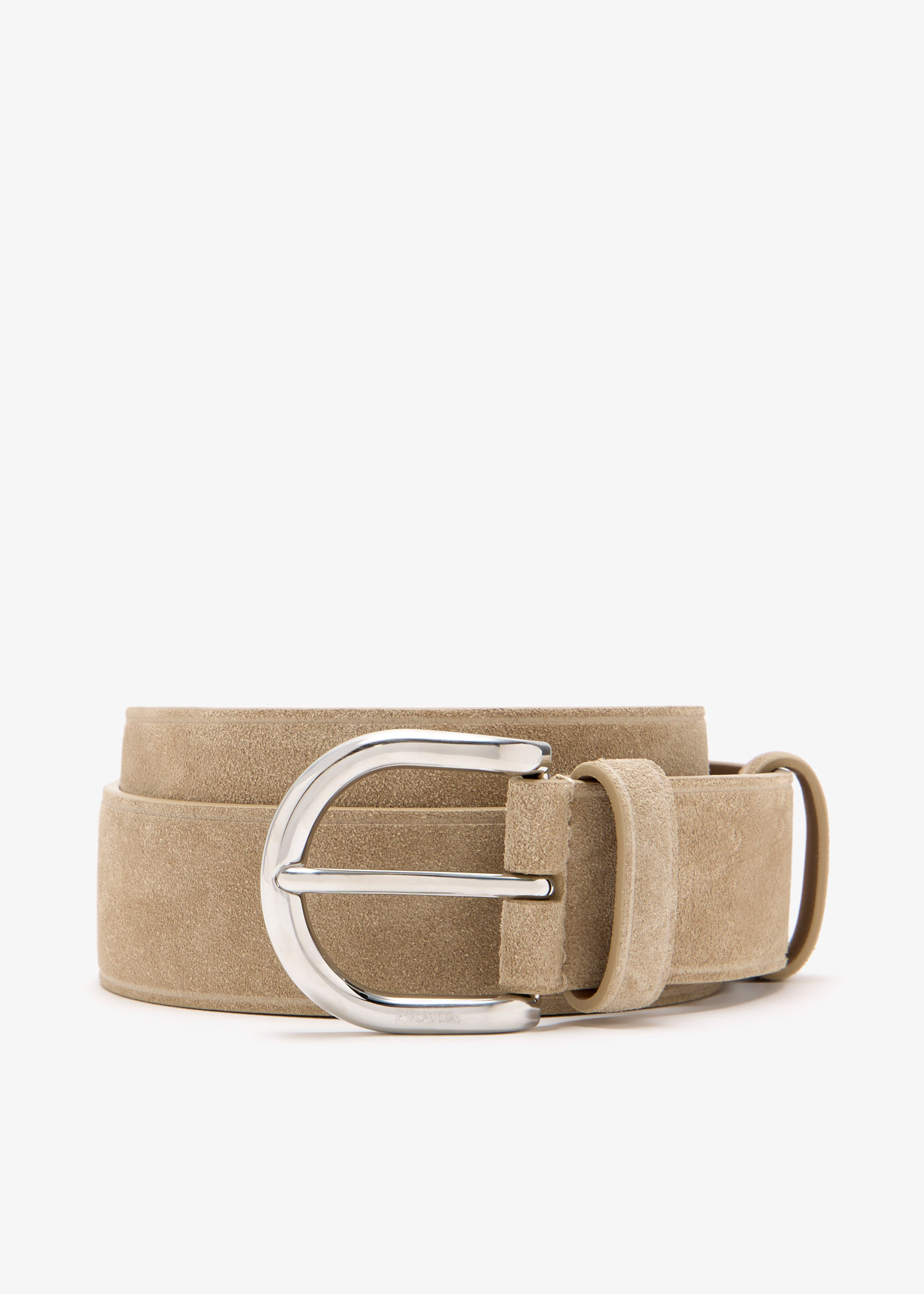 

Suede belt, Beige