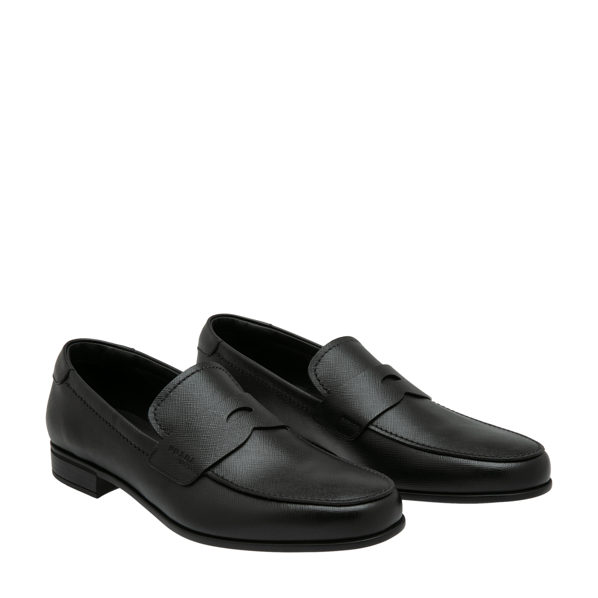 

Leather loafers, Black