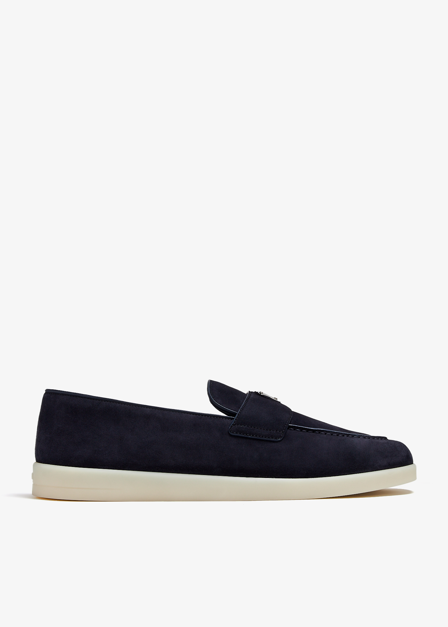 

Suede loafers, Navy