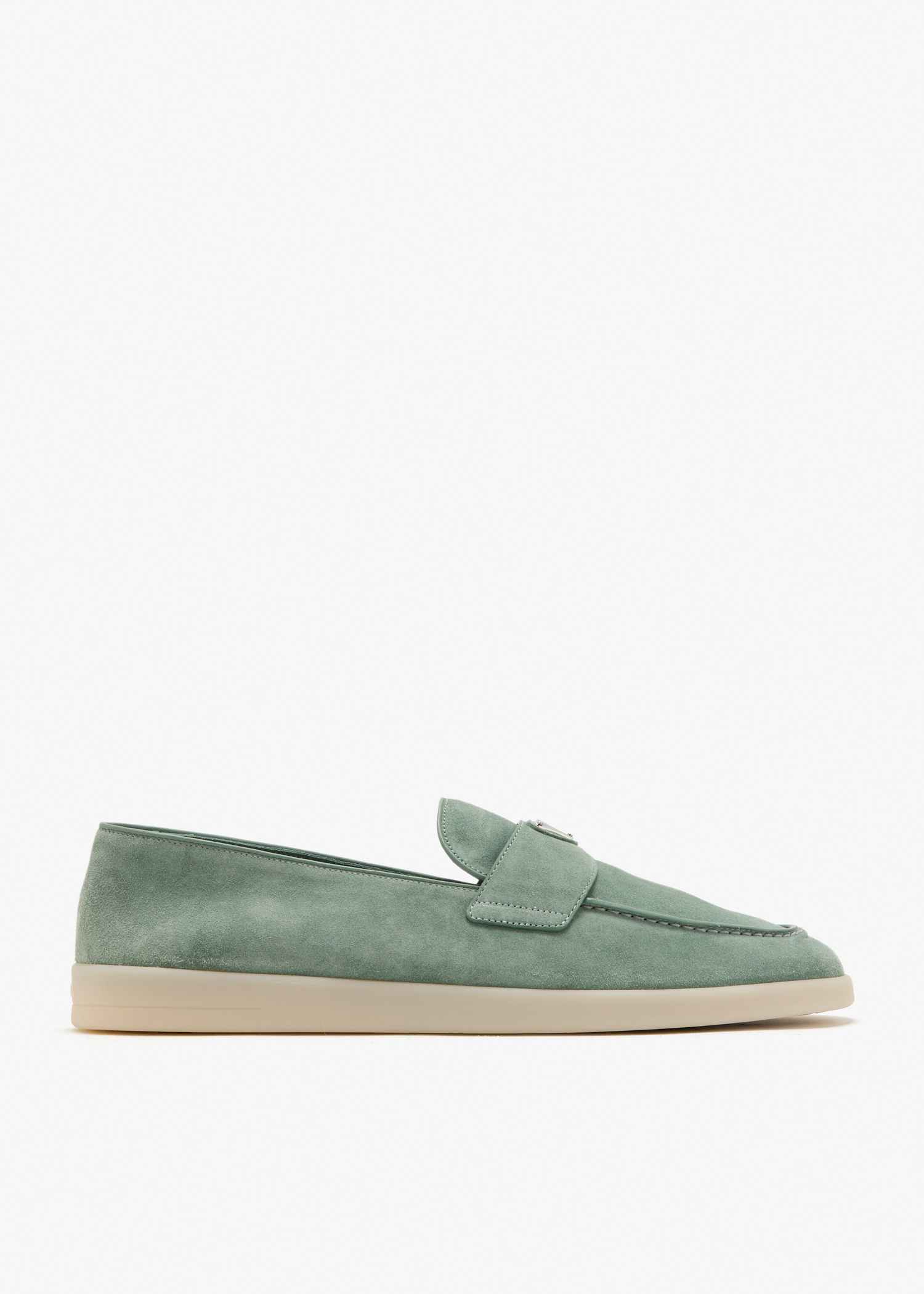 

Suede loafers, Green
