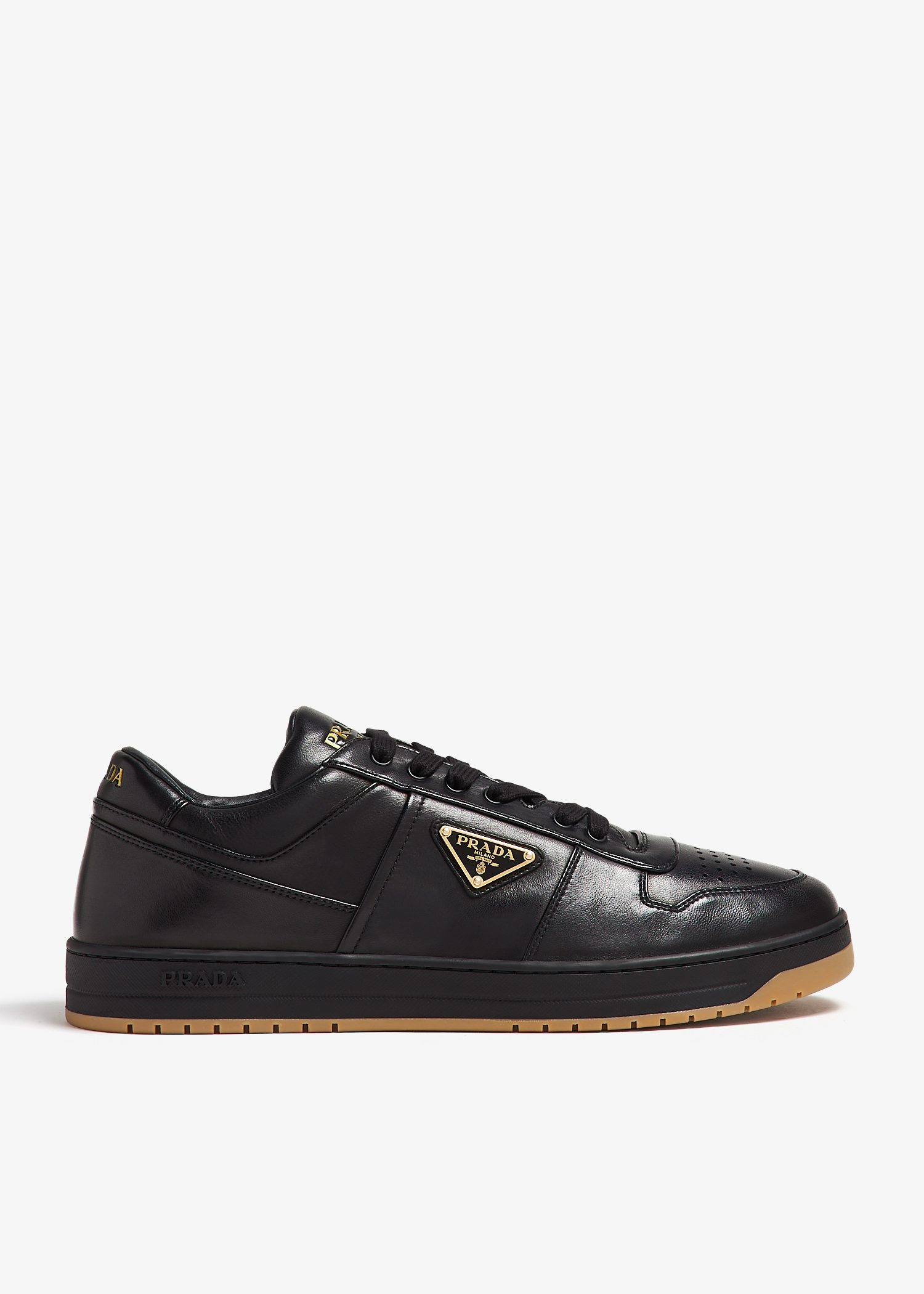 

Downtown nappa leather sneakers, Black