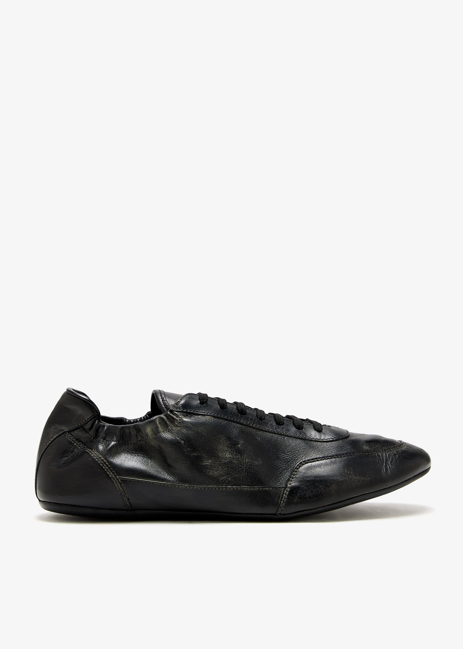 

Collapse leather sneakers, Black