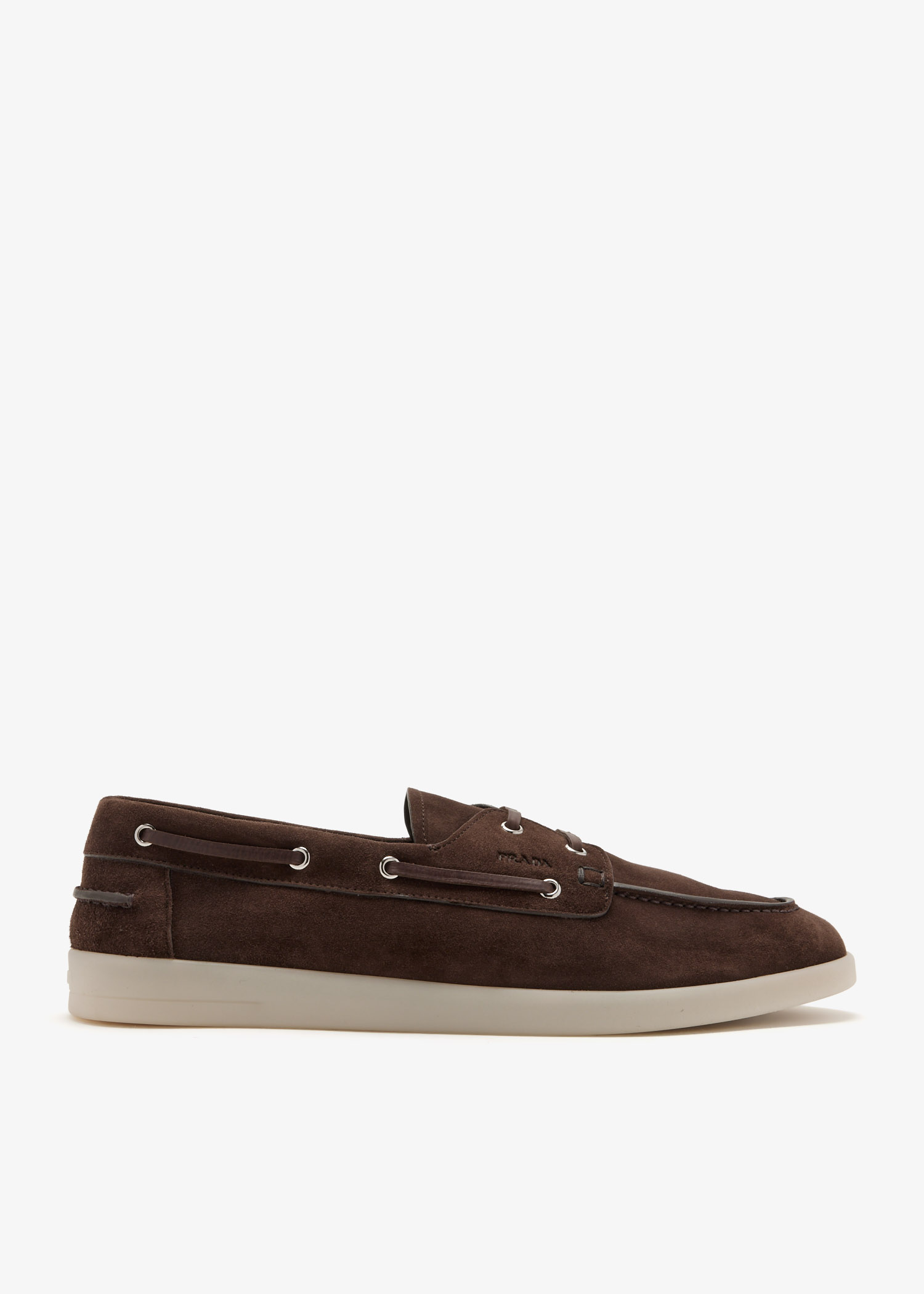 

Suede boat shoes, Brown