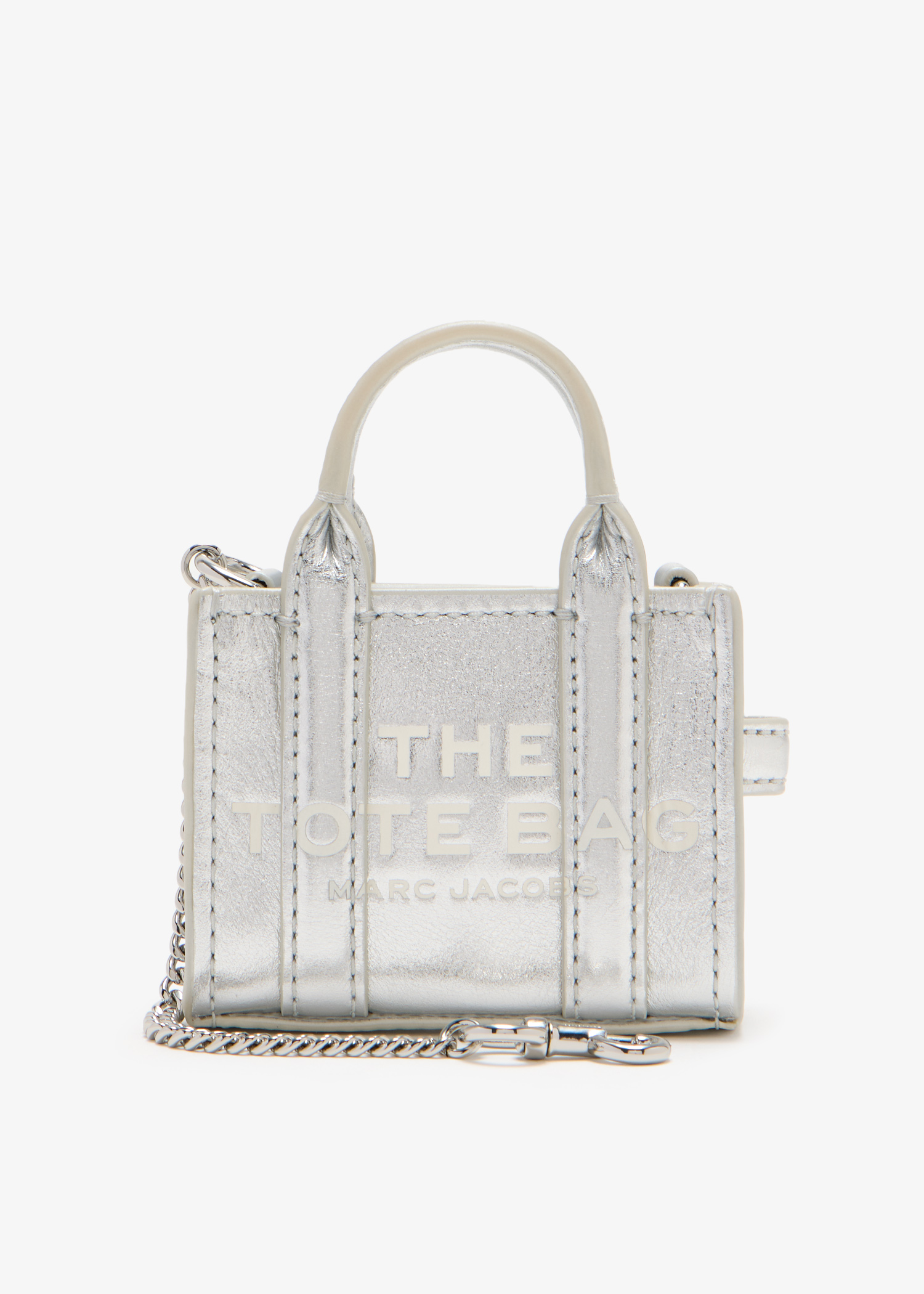 

The Nano tote bag charm, Silver