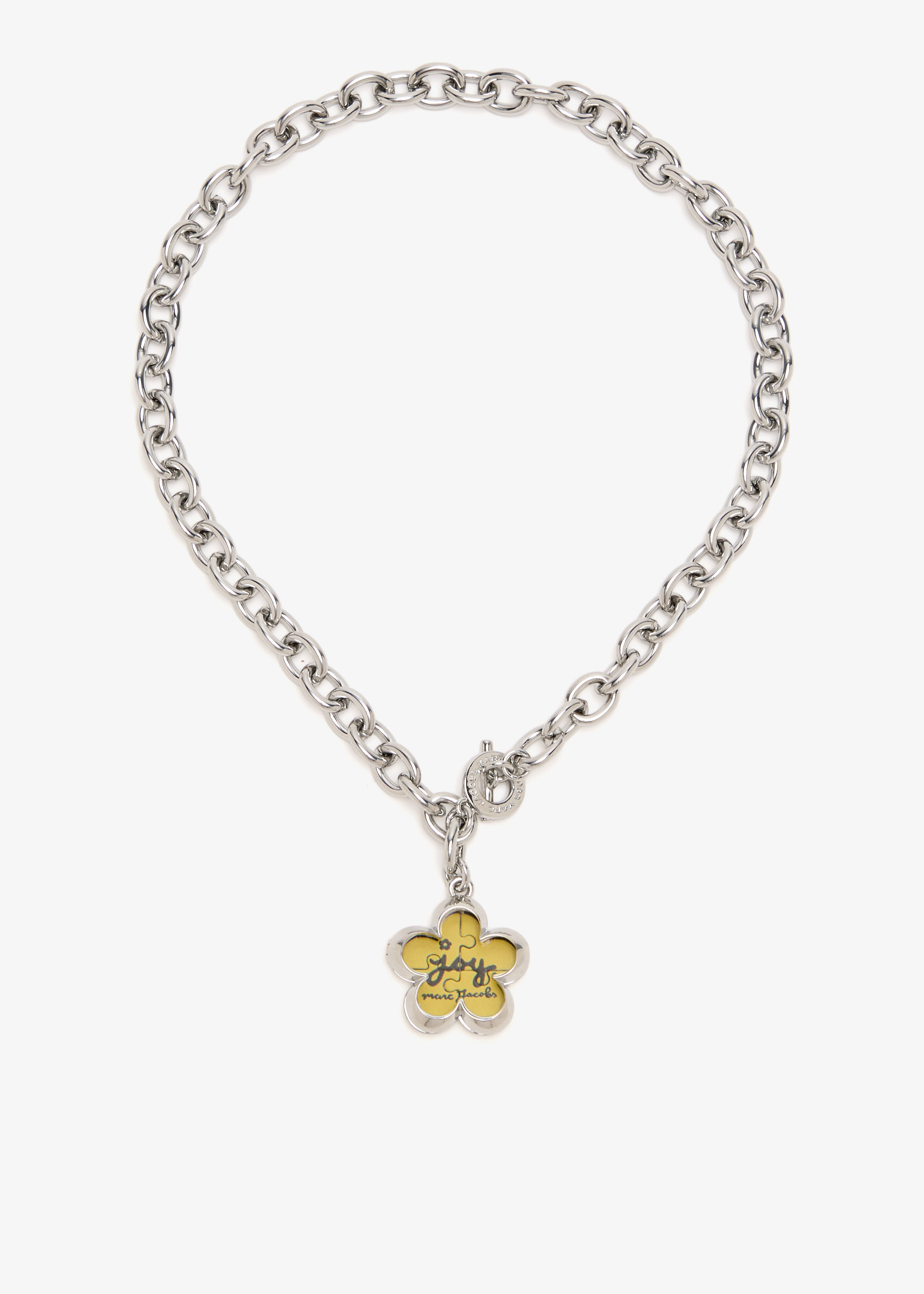 

Daisy puzzle necklace, Multicolored