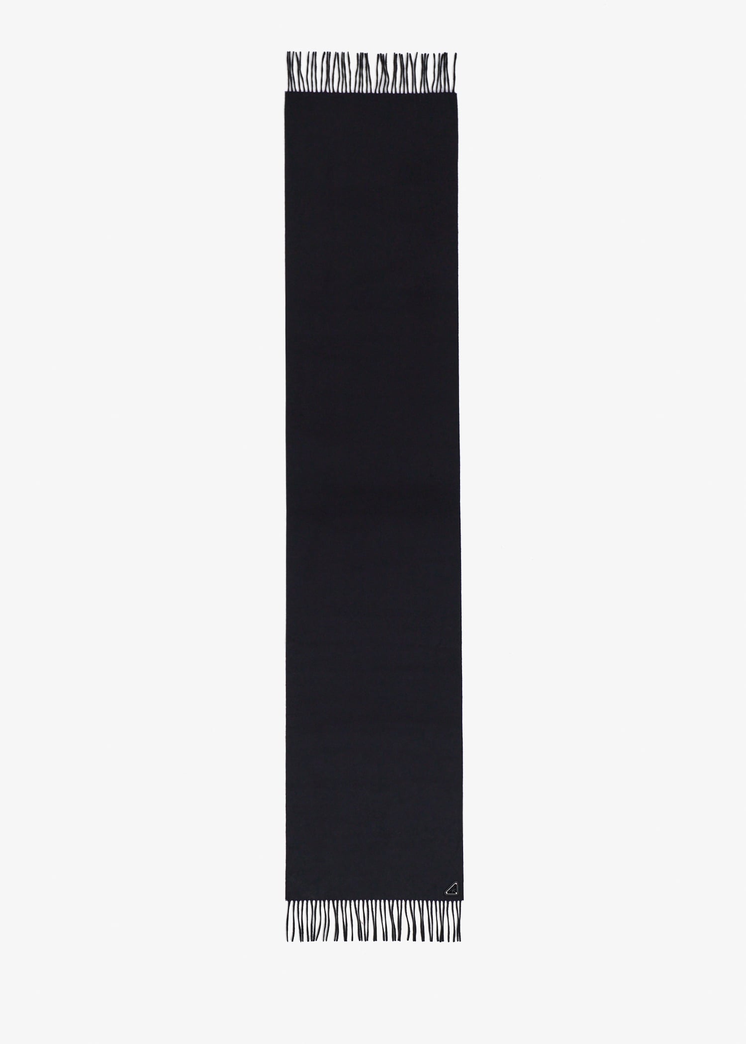 

Silk and cashmere scarf, Black