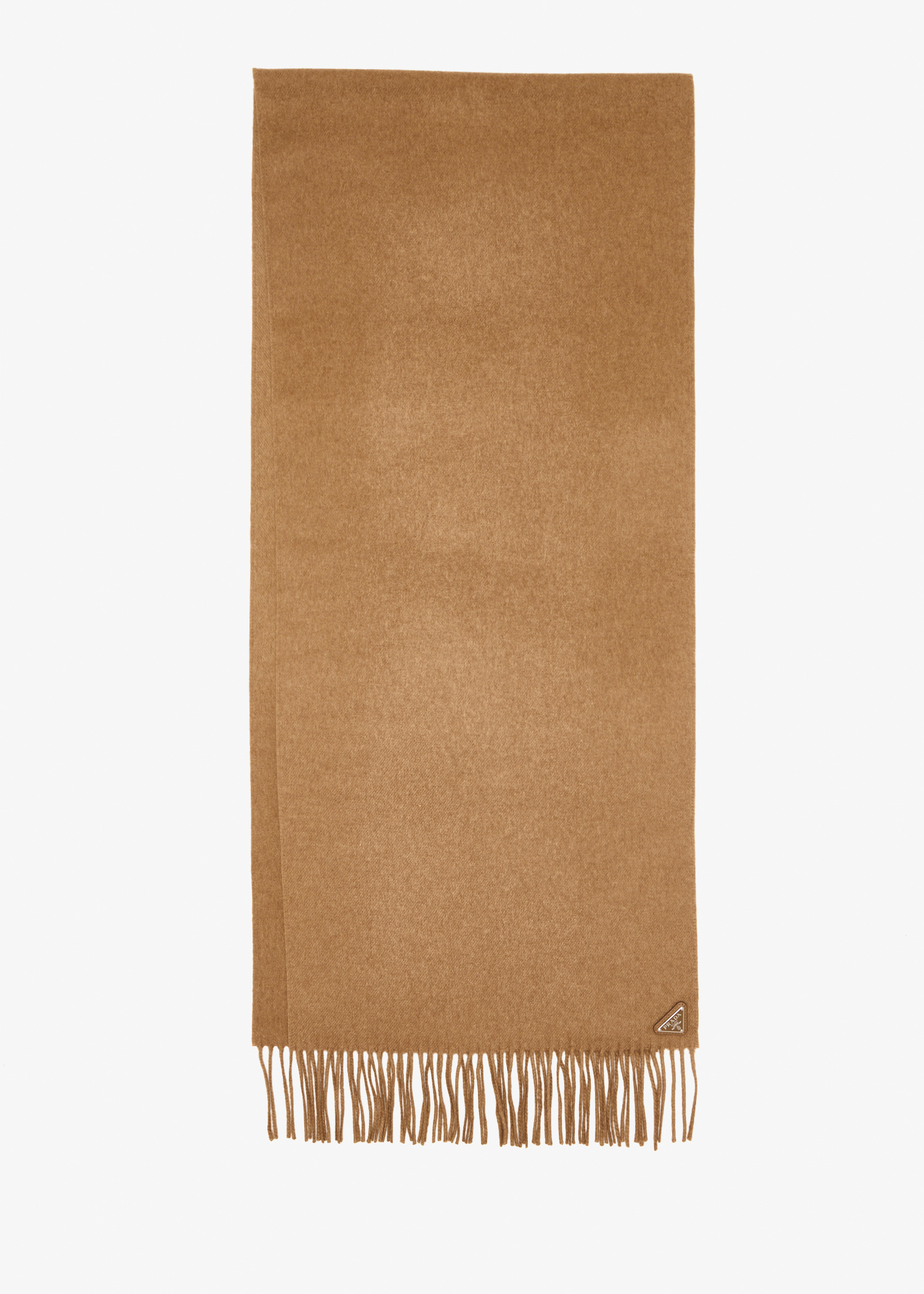 

Silk and cashmere scarf, Brown