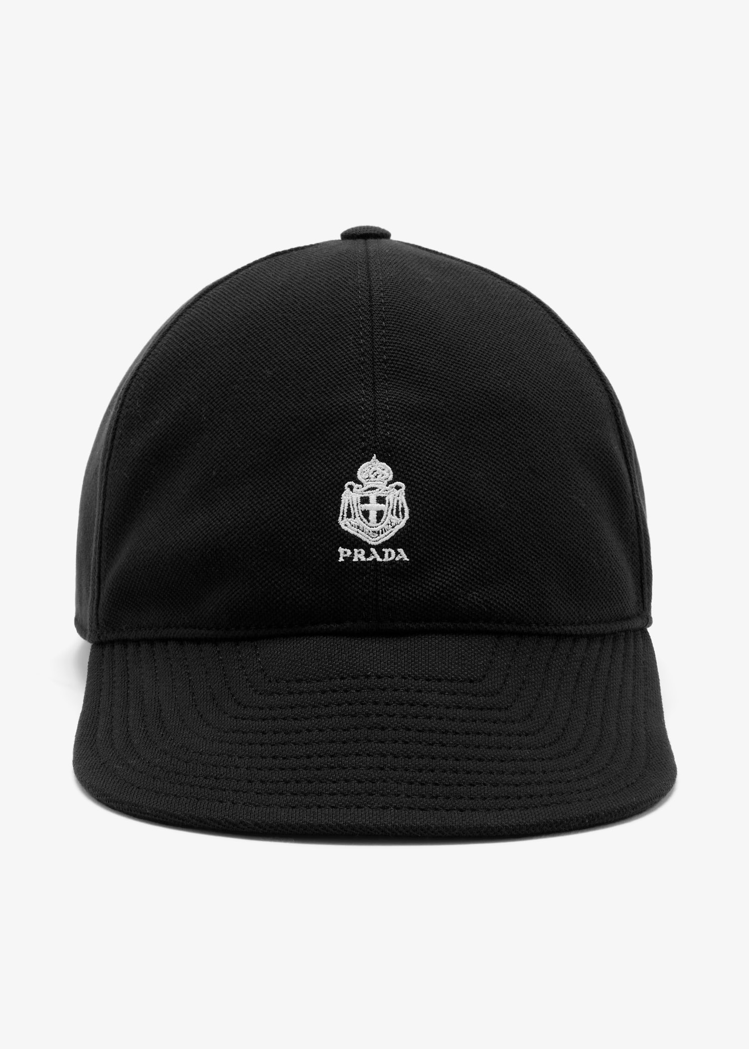 

Old piqué baseball cap, Black
