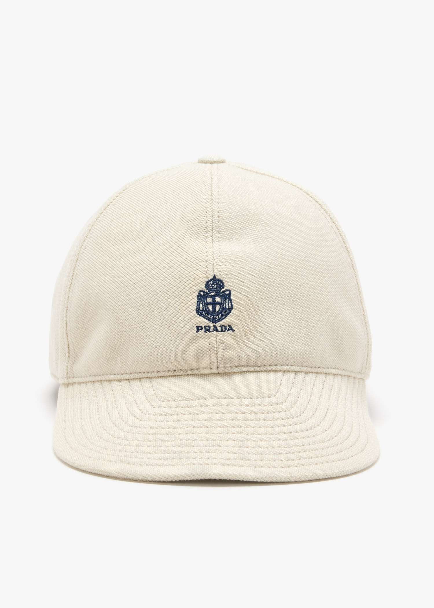 

Old piqué baseball cap, White