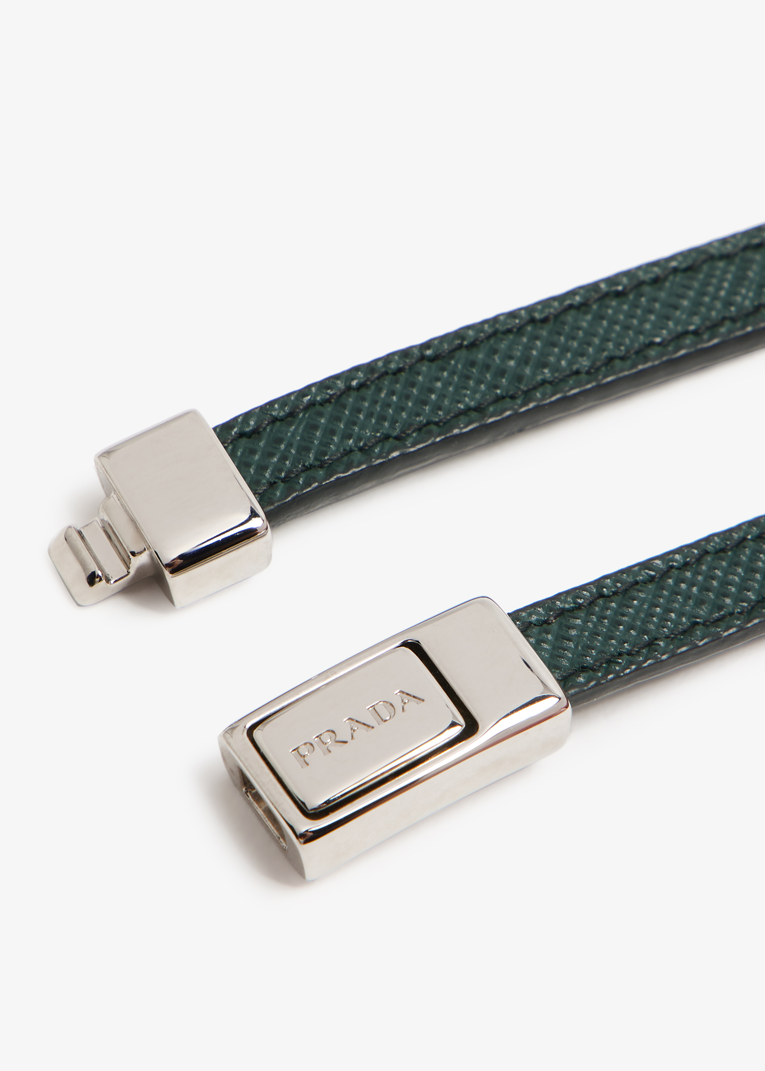 

Saffiano leather bracelet, Green