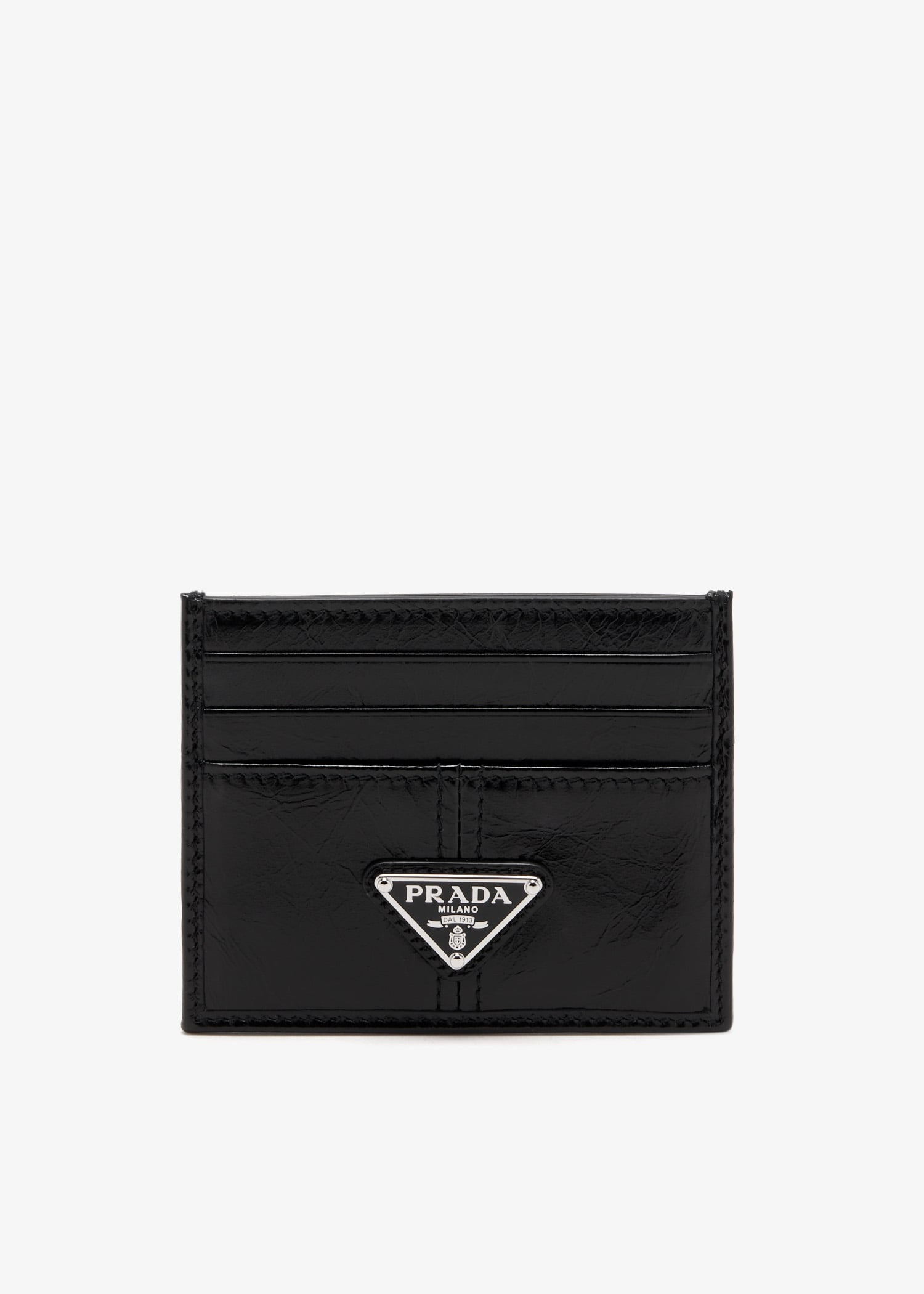 

Leather card holder, Black