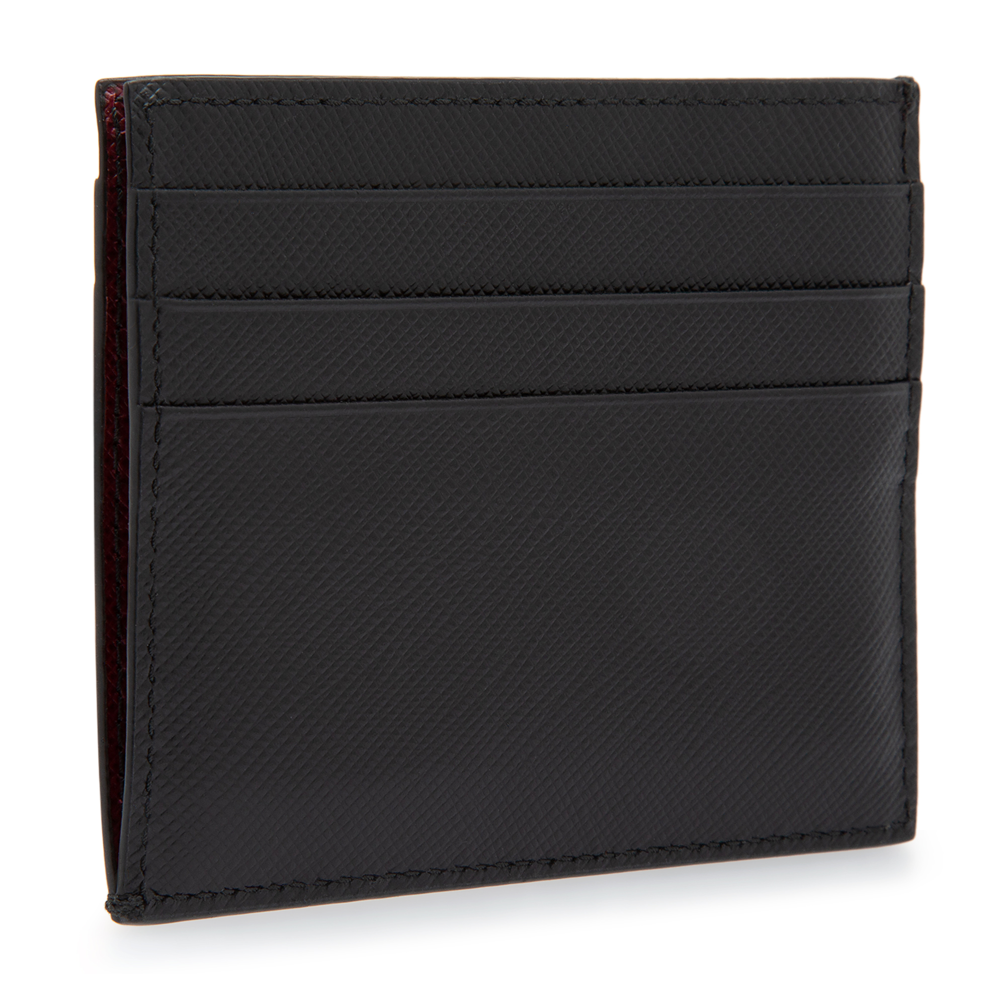 

Saffiano leather card holder, Multi-coloured