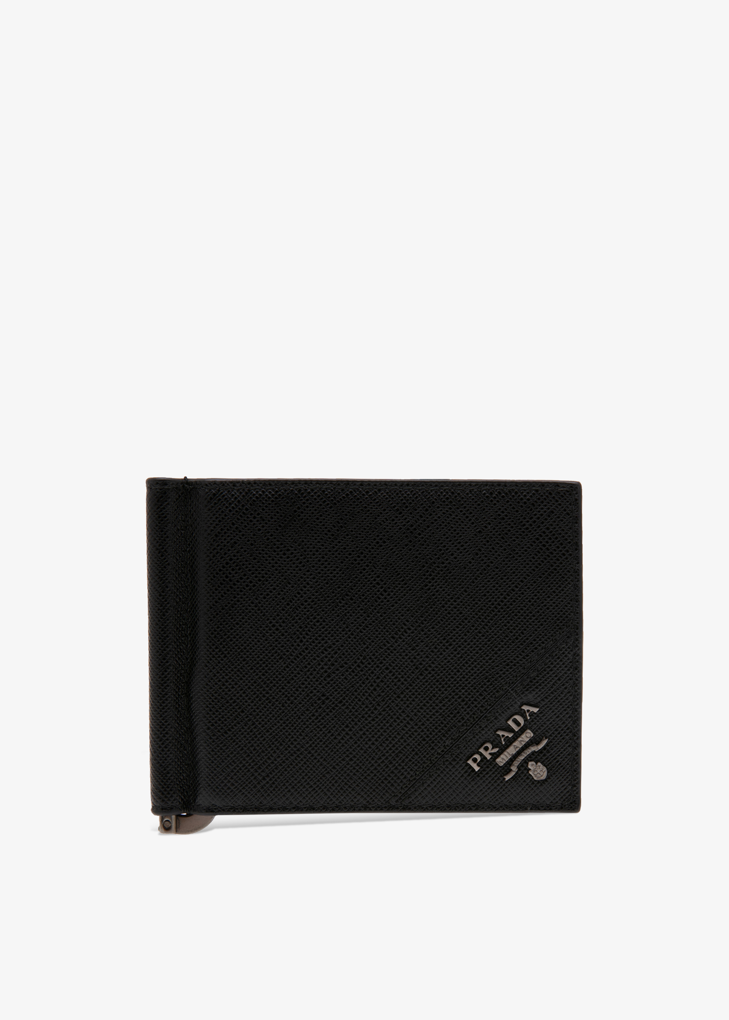 

Logo plaque wallet, Black