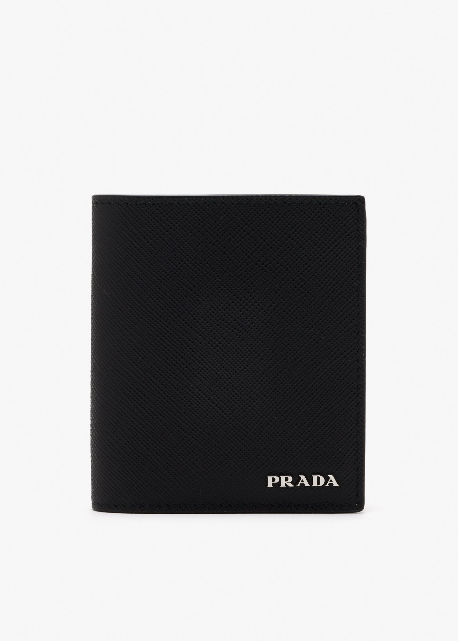 

Saffiano leather wallet, Black