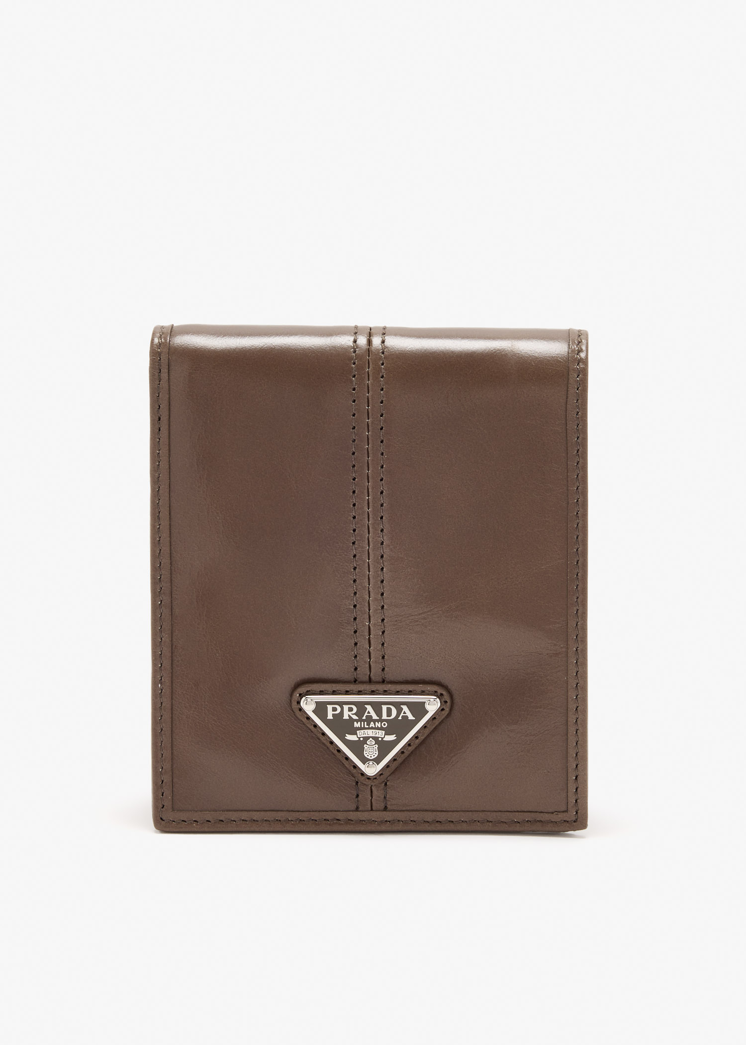 

Leather wallet, Taupe