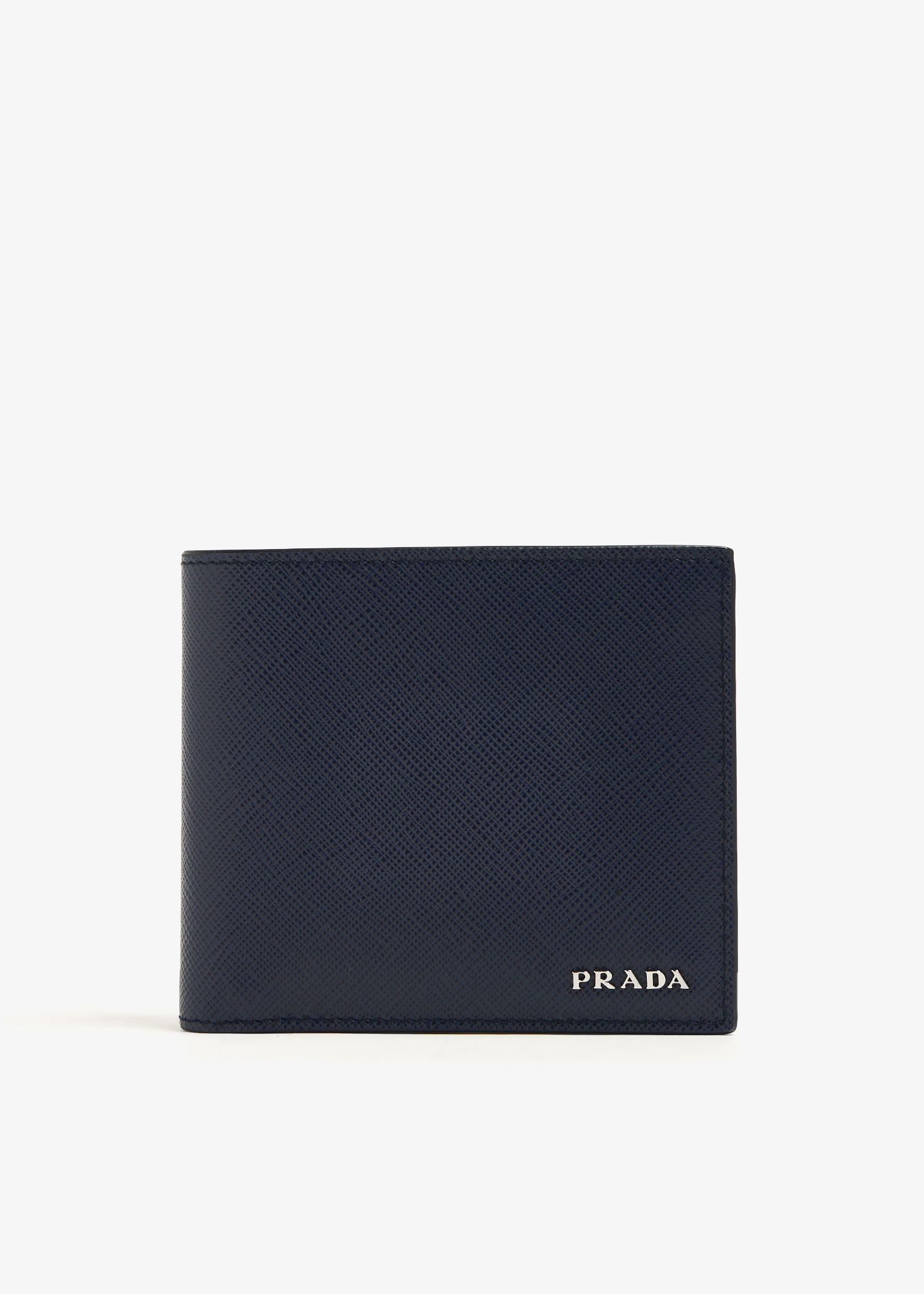 

Saffiano leather wallet, Blue