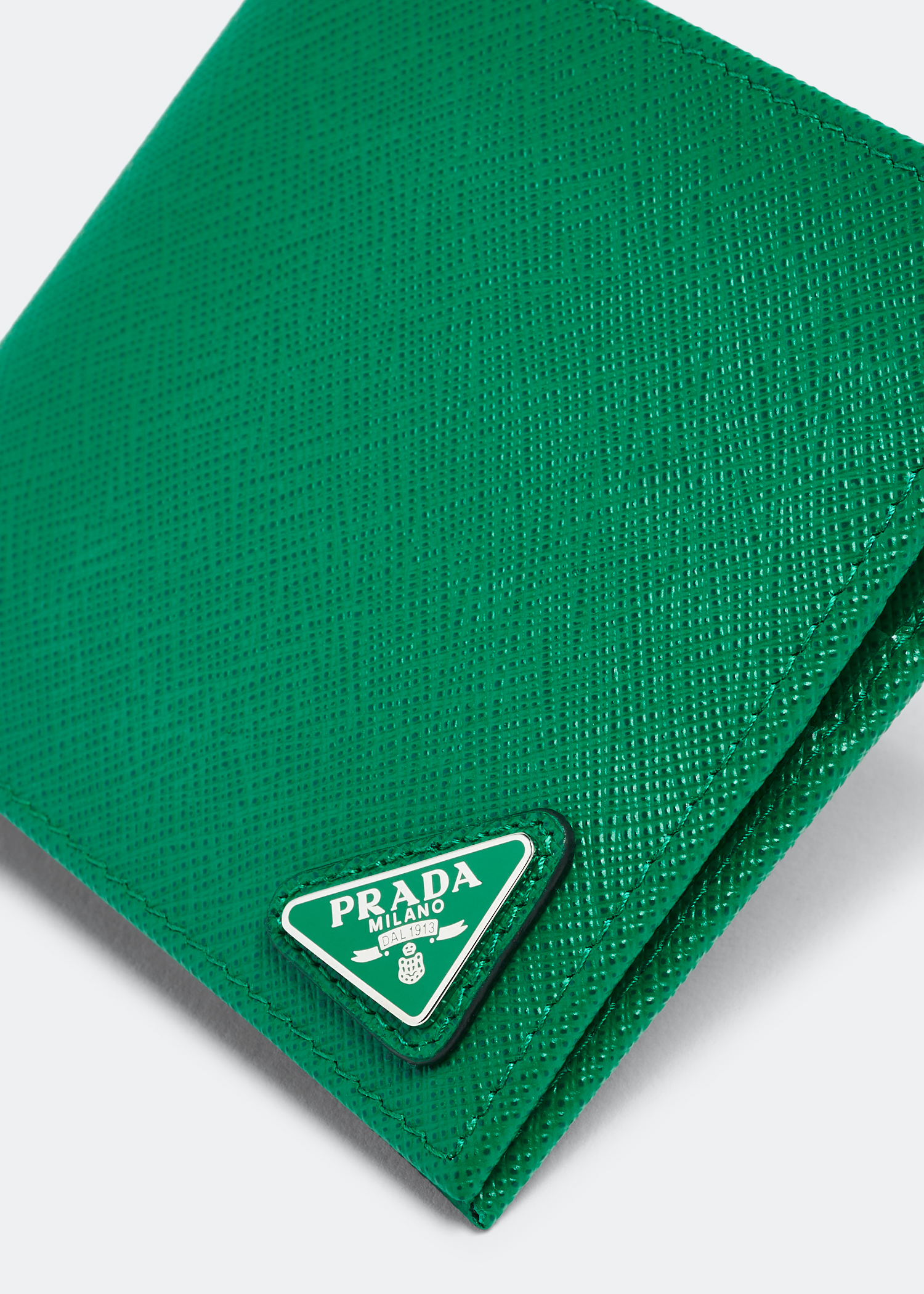 

Saffiano leather wallet, Green