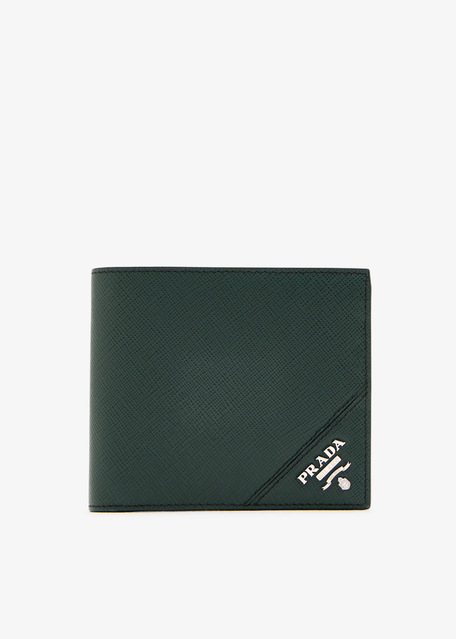 

Saffiano leather wallet, Green