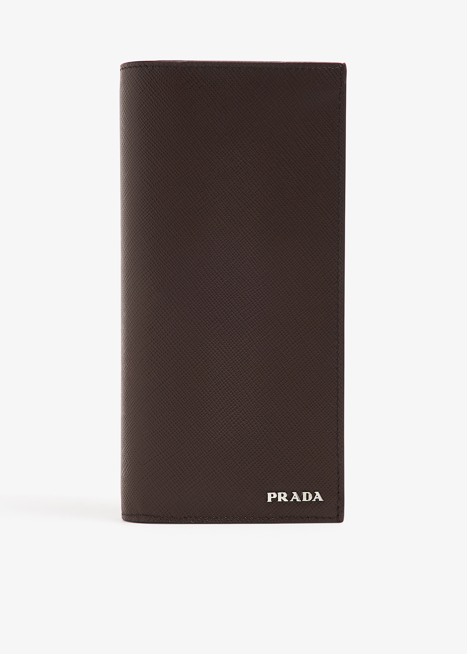 

Saffiano leather wallet, Brown