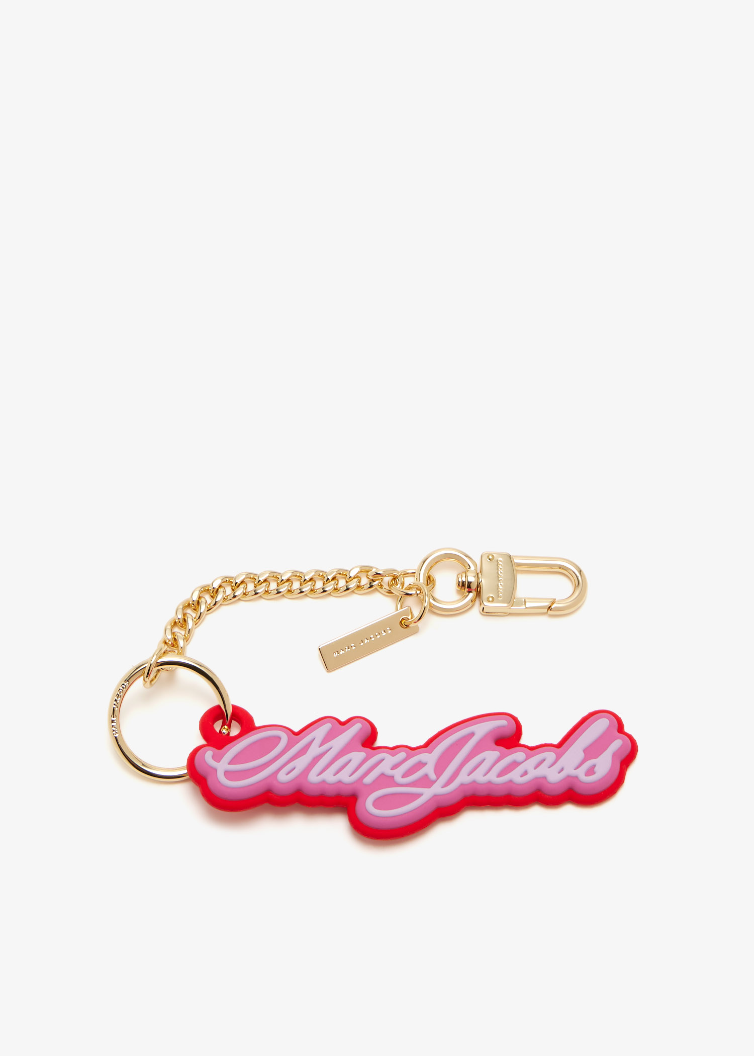

The Cursive Logo bag charm, Pink