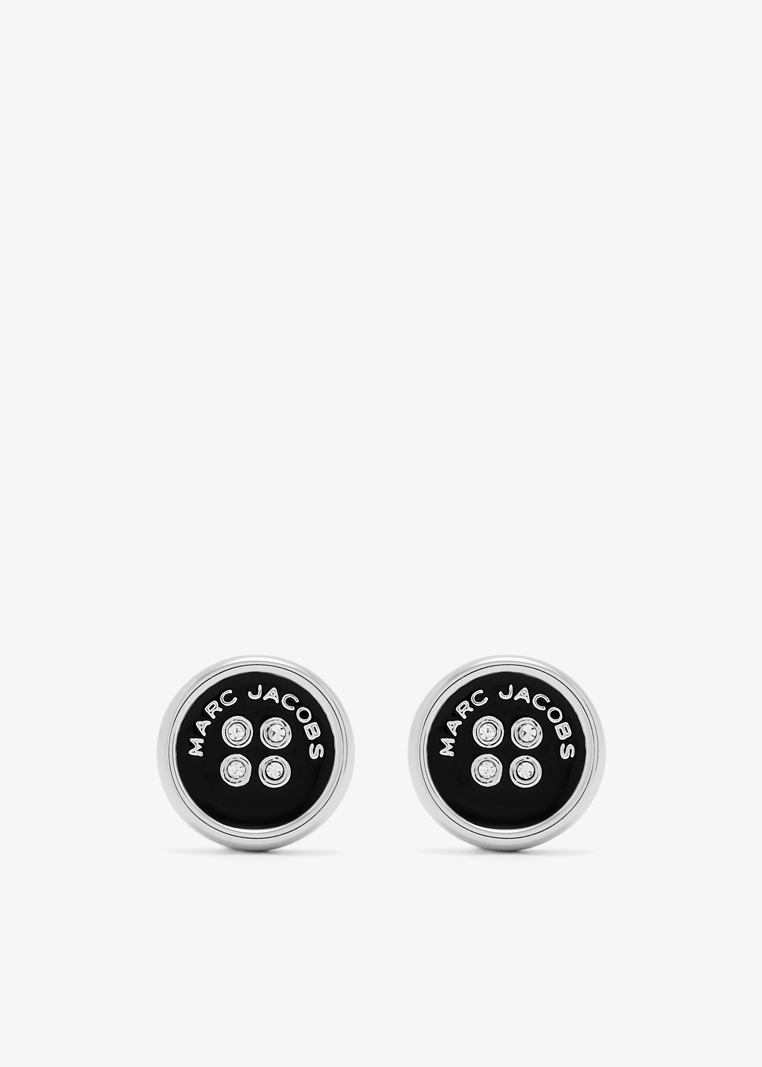 

The Button Stud earrings, Silver