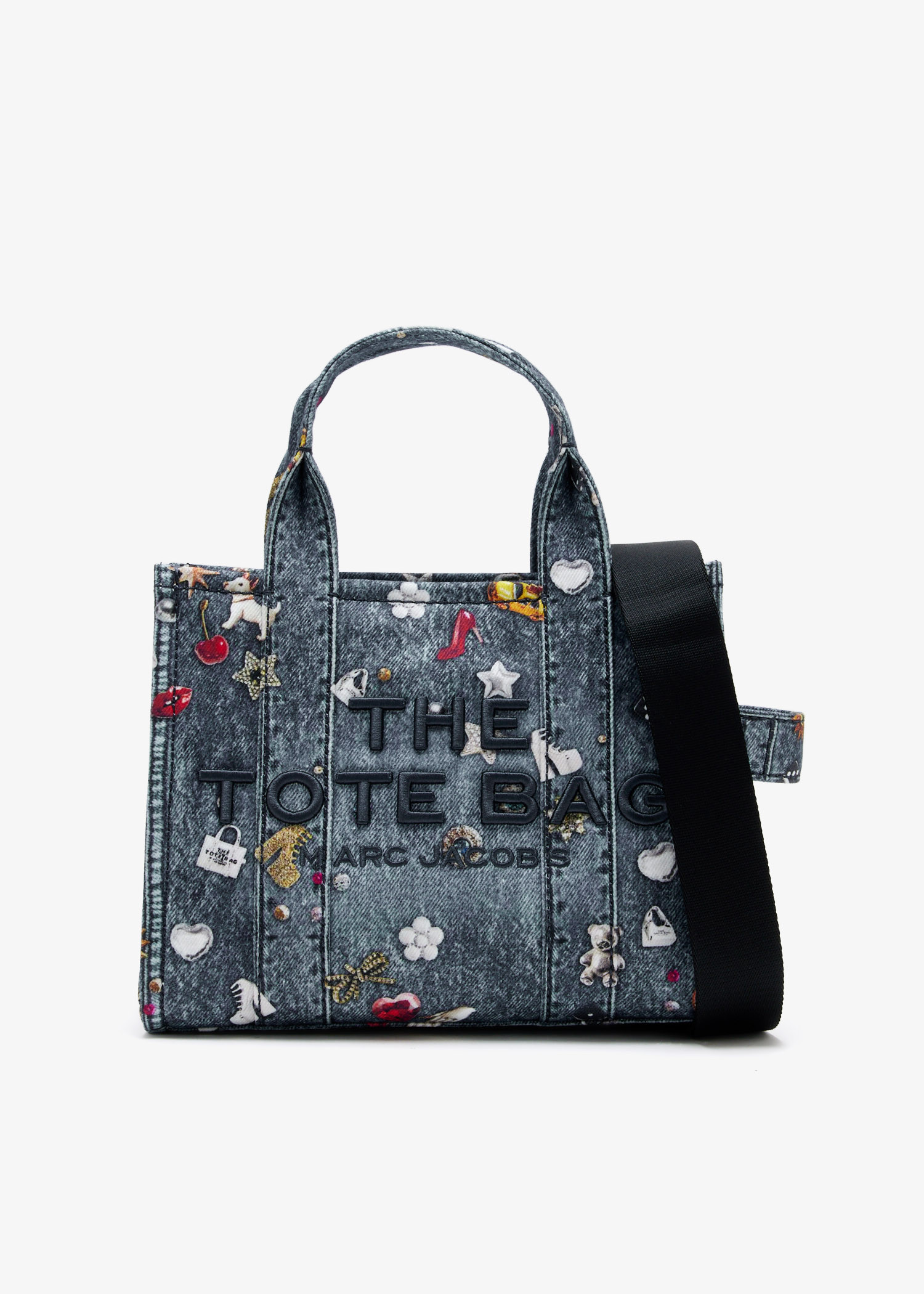 

The Trompe L'Oeil Trinket Canvas small tote bag, Multicolored