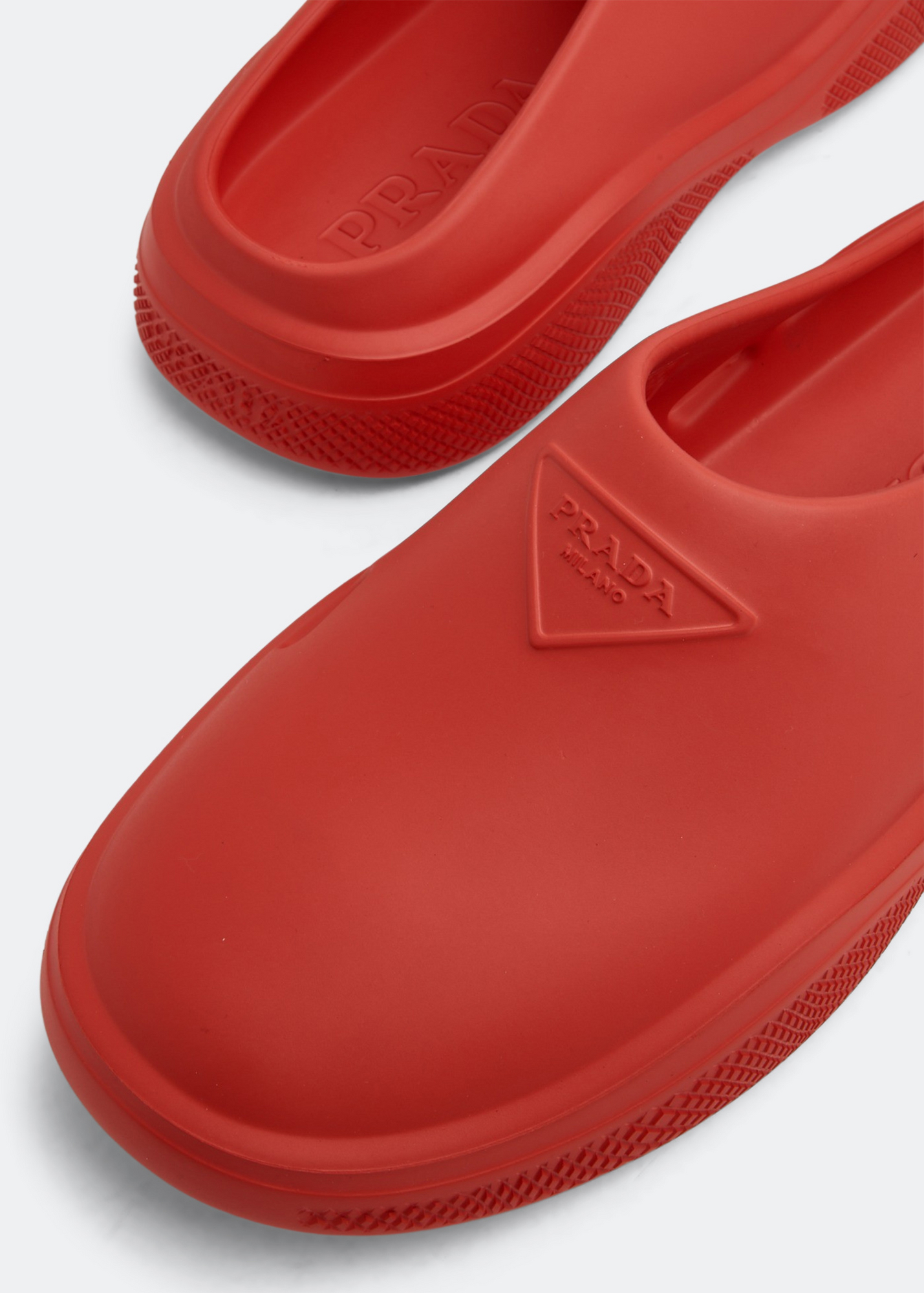 

Rubber slippers, Red