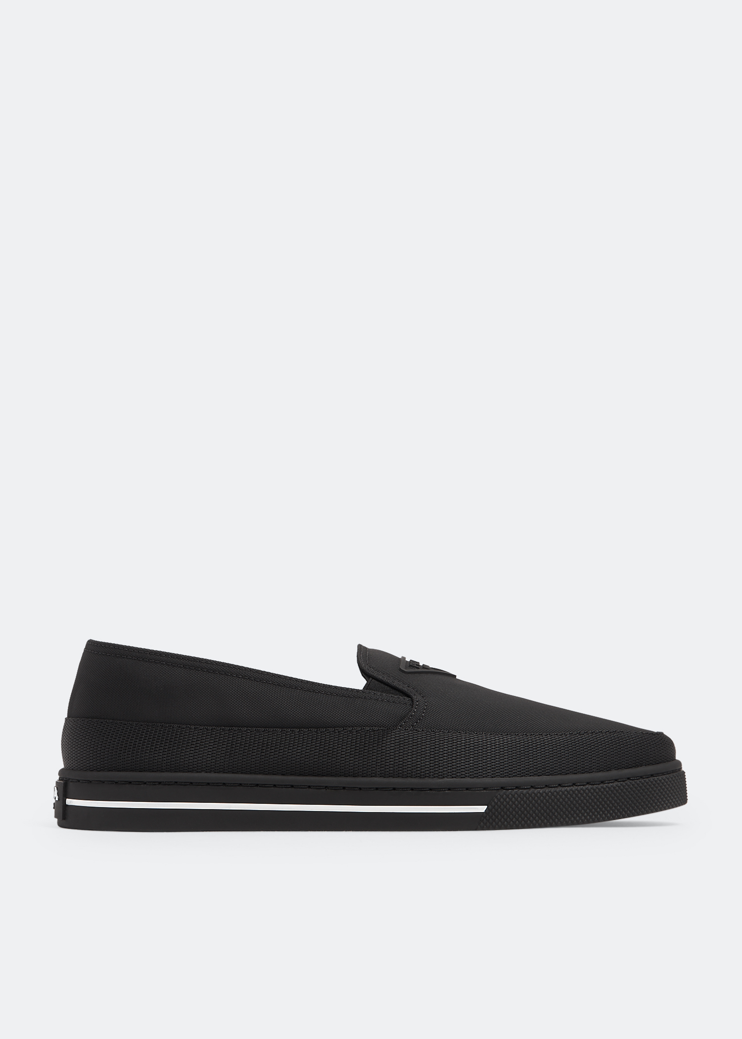 

Nylon slip-on sneakers, Black