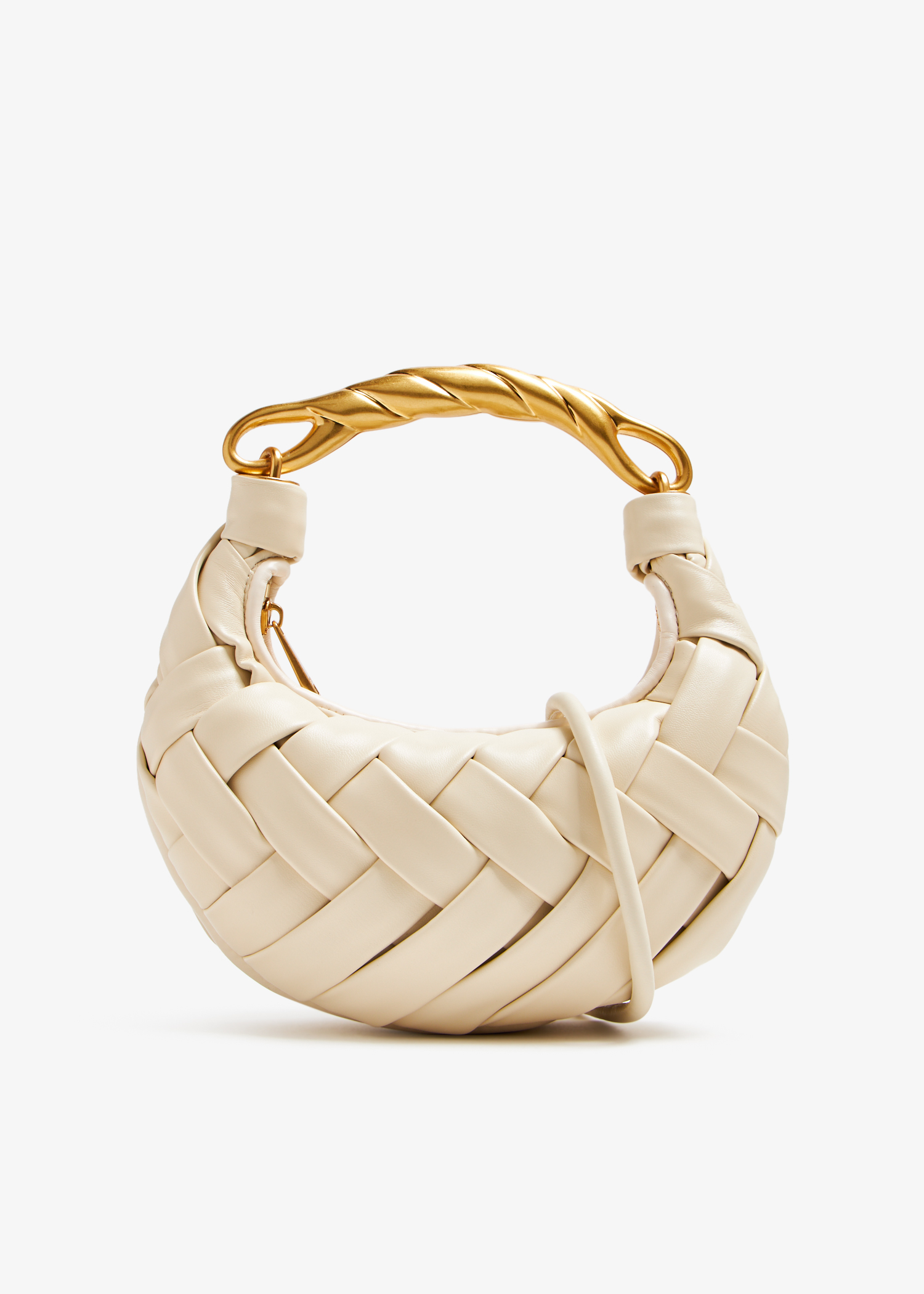 

Orla weave handbag, White