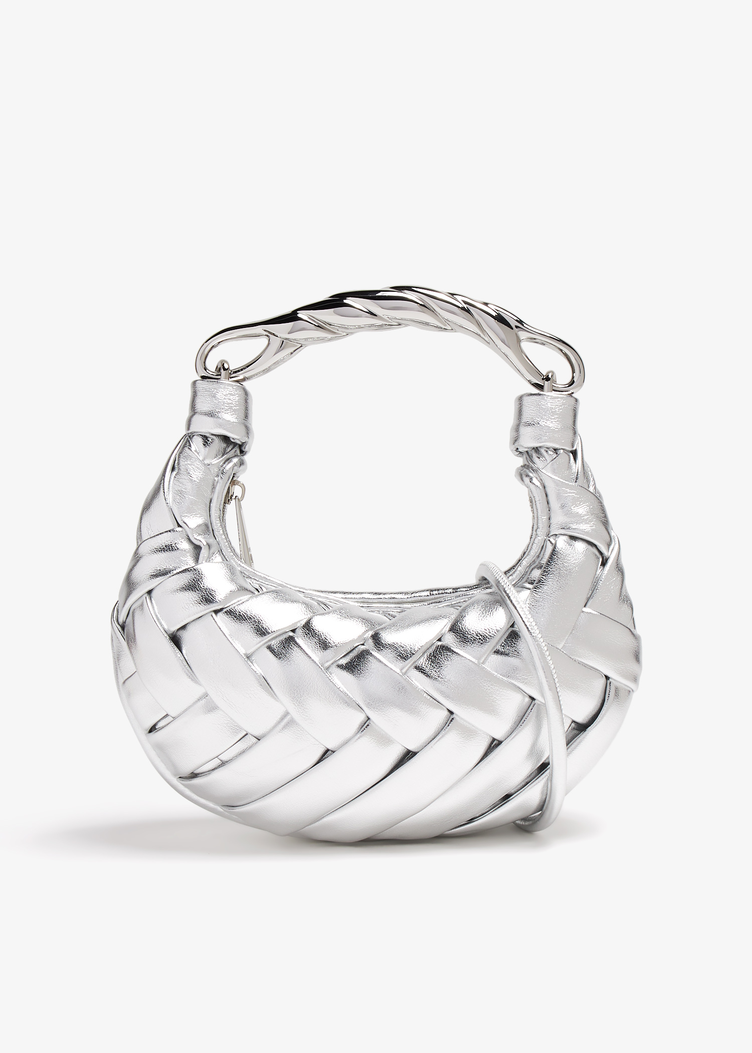 

Orla weave handbag, Silver