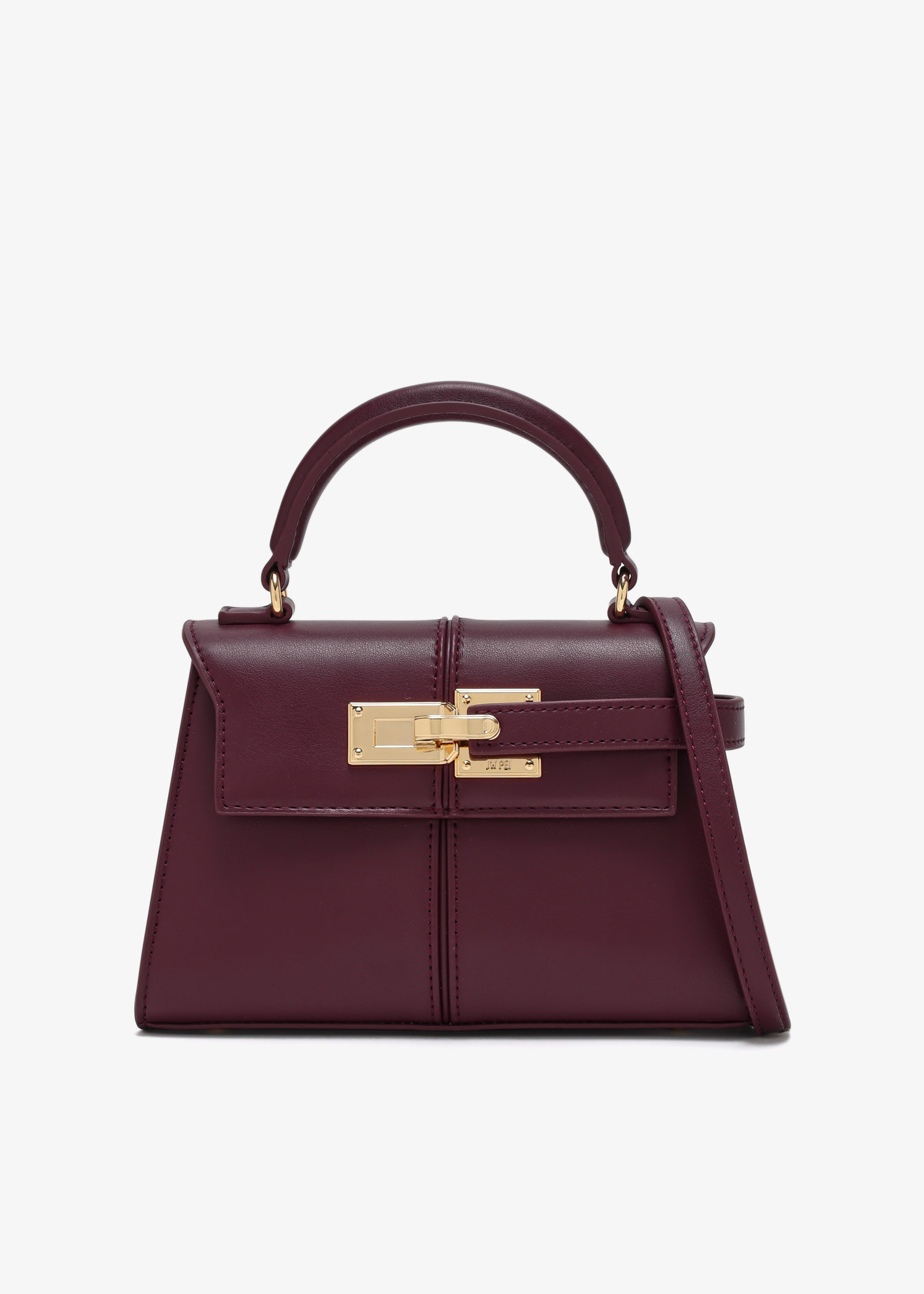 

Elise top handle bag, Burgundy