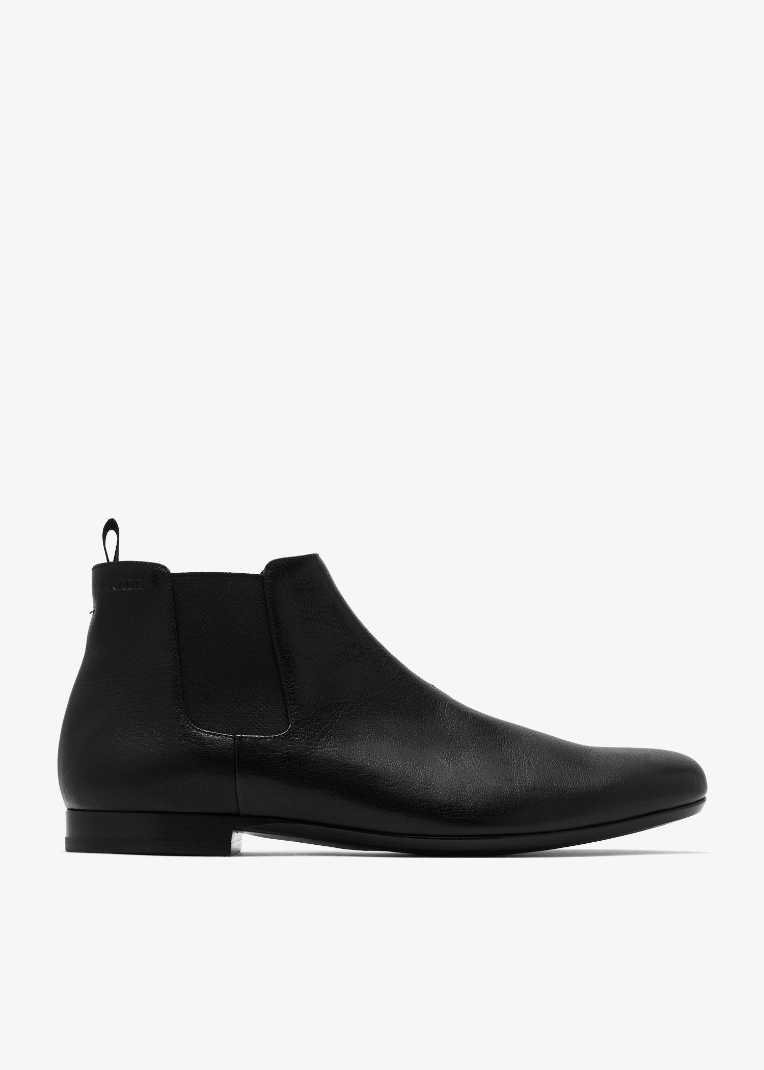 

Leather Chelsea boots, Black