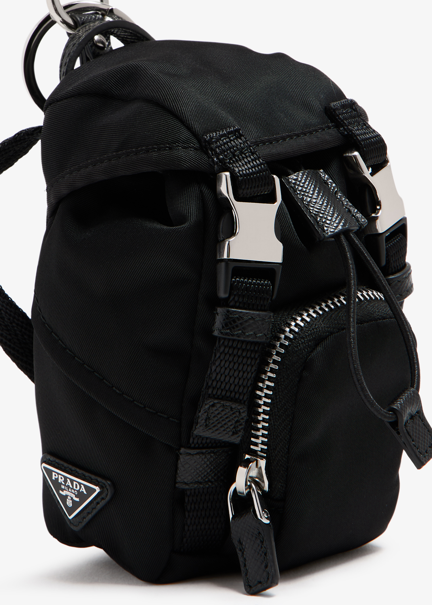 

Re-Nylon mini pouch, Black