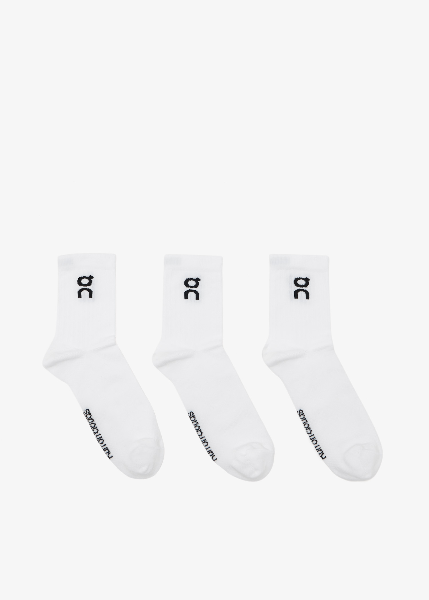 

Logo sock set, White
