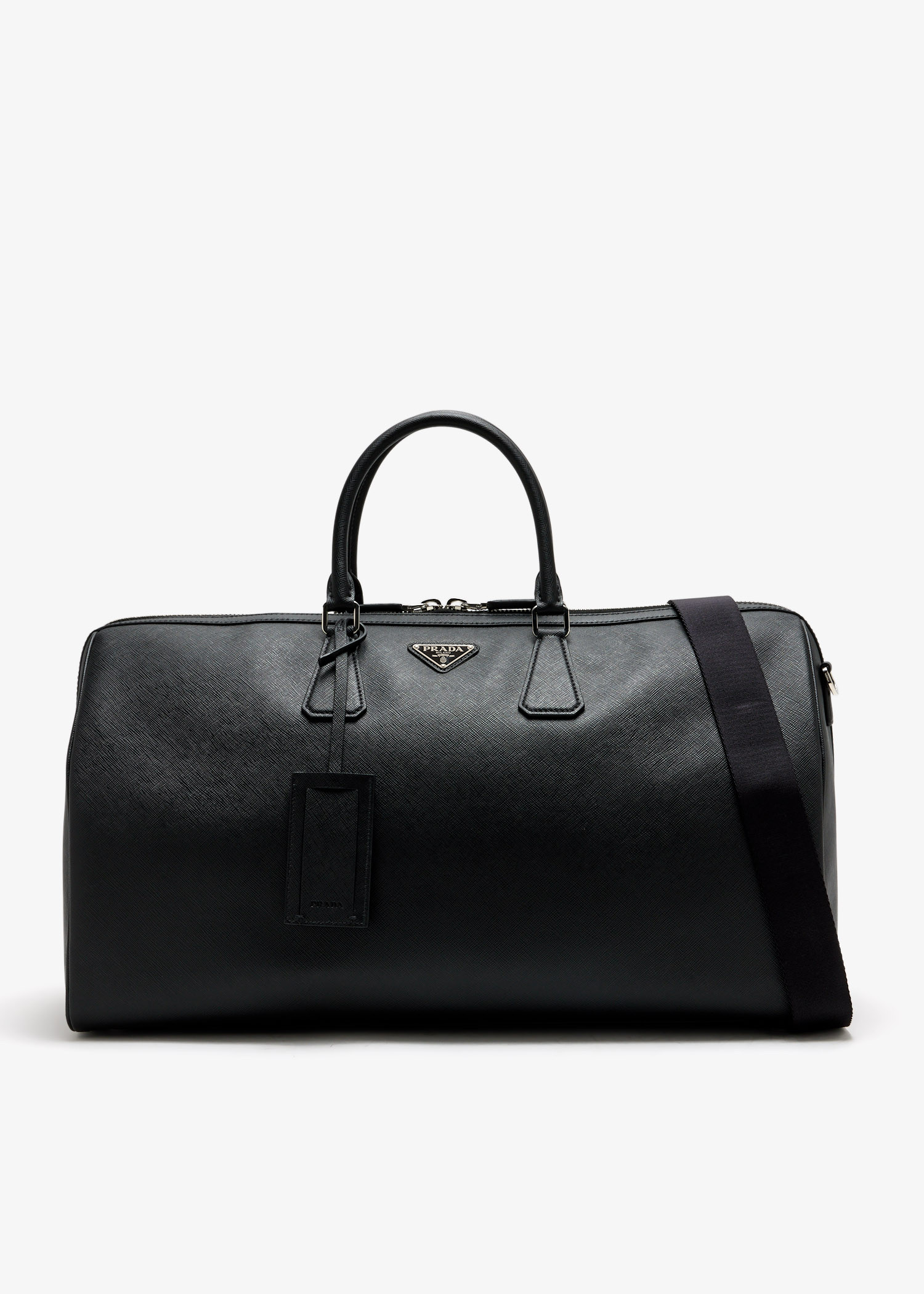 

Saffiano travel bag, Black