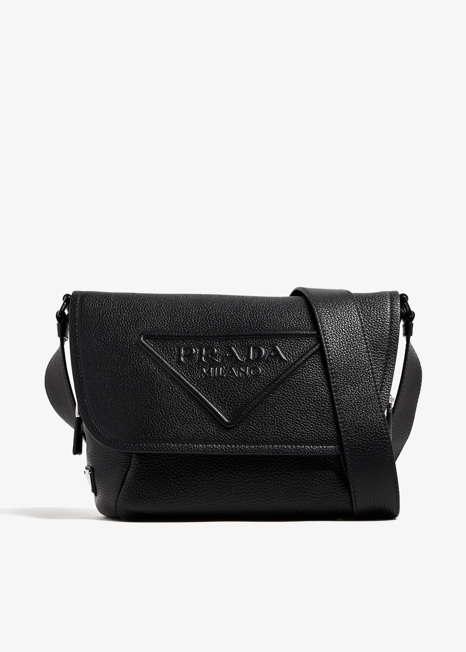 

Leather shoulder bag, Black