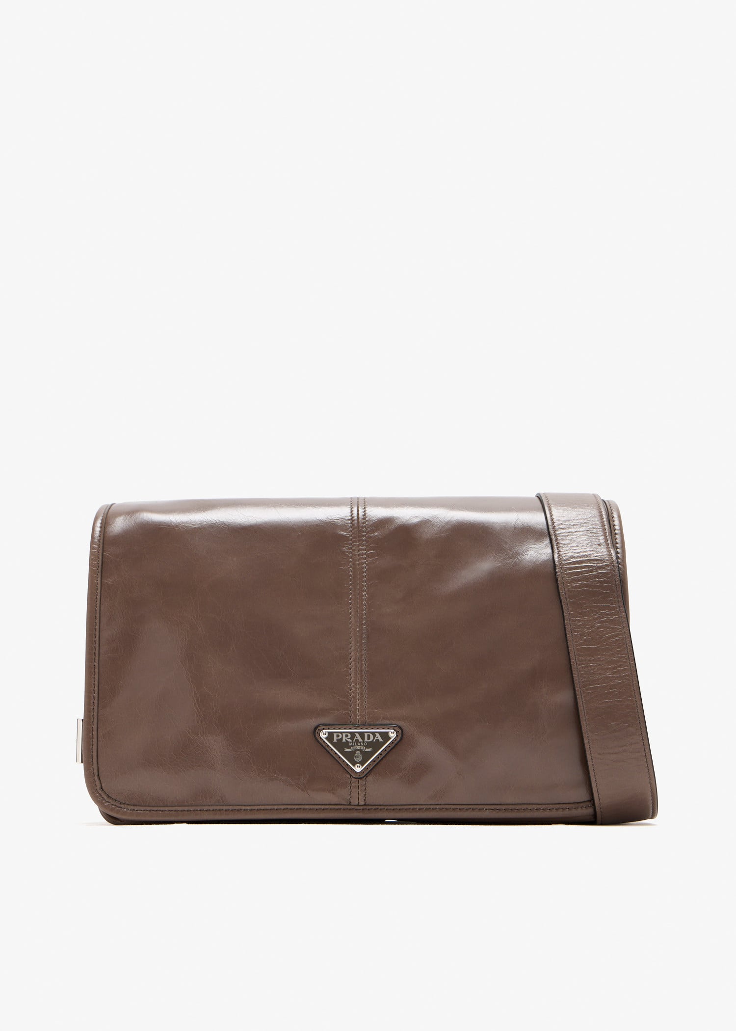 

Leather shoulder bag, Brown
