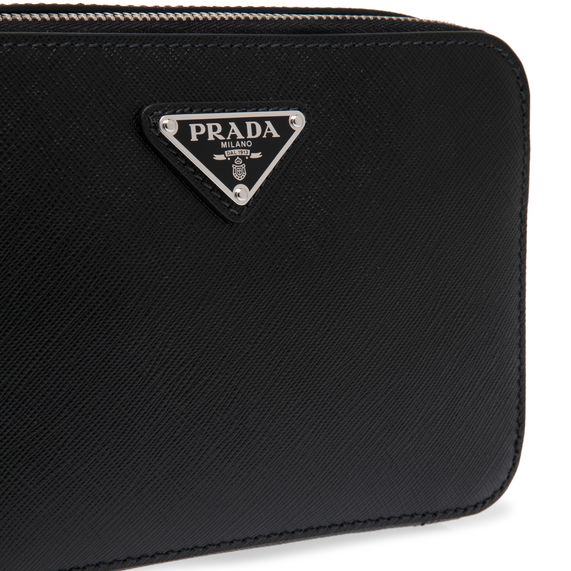 

Brique leather cross-body bag, Black